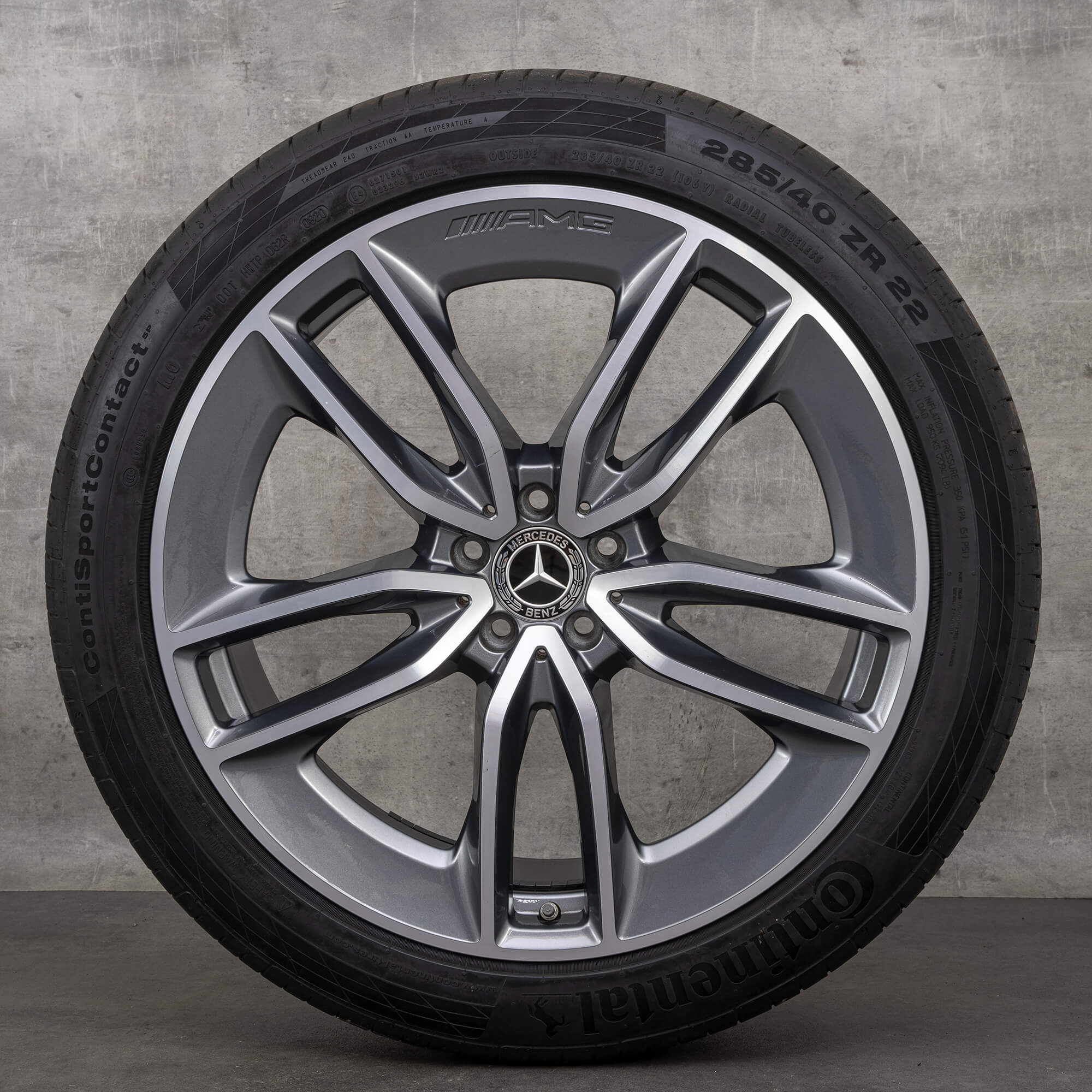 AMG 22 inch rims GLE V167 summer wheels tires A1674013600 A1674013700