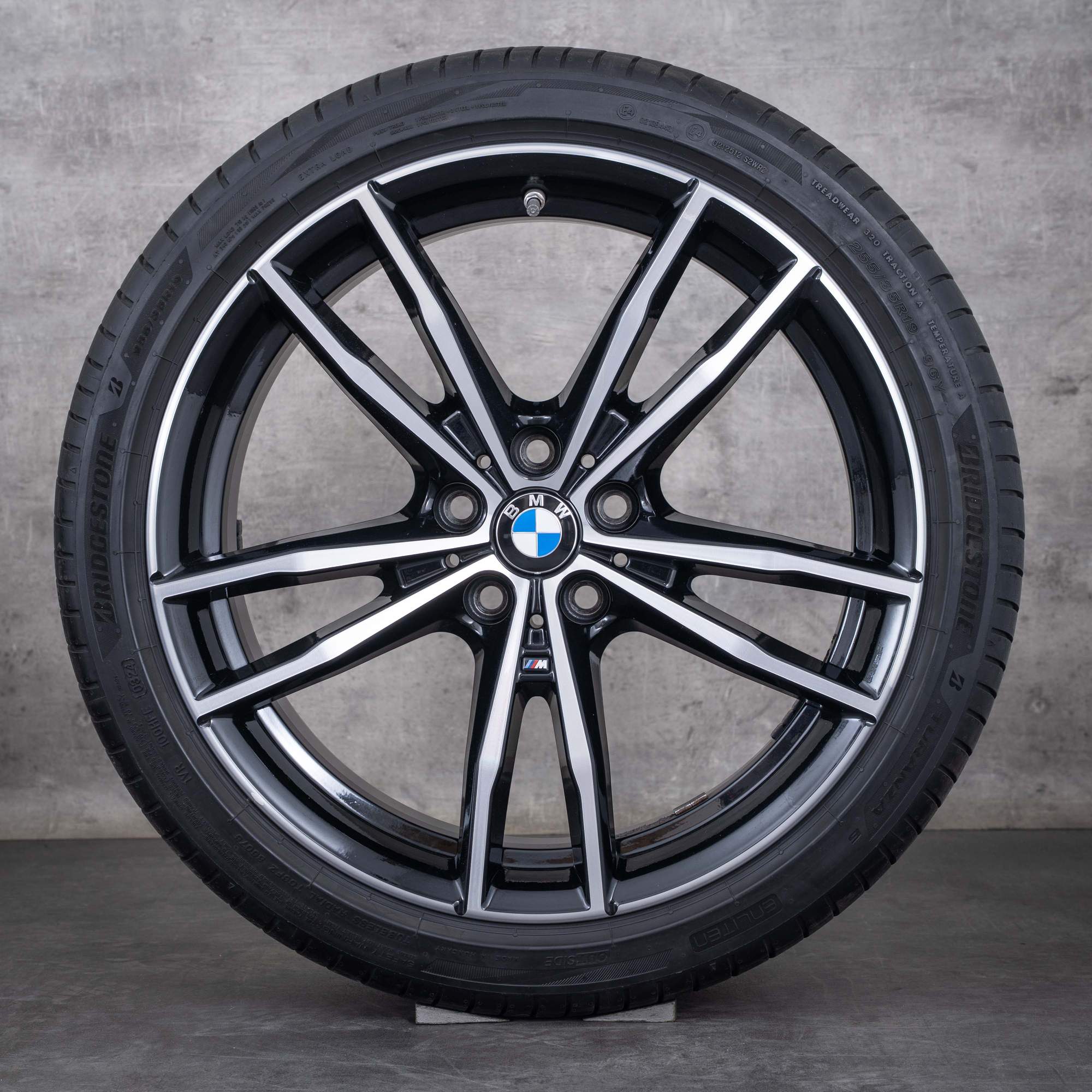 Alkuperäiset BMW 2-sarjan 3-sarjan 4-sarjan vanteet 19 tuuman G42 G20 G21 G22 G23 kesäpyörät muotoilu 791 M 8090094 8090095 musta kiiltävä valkoinen