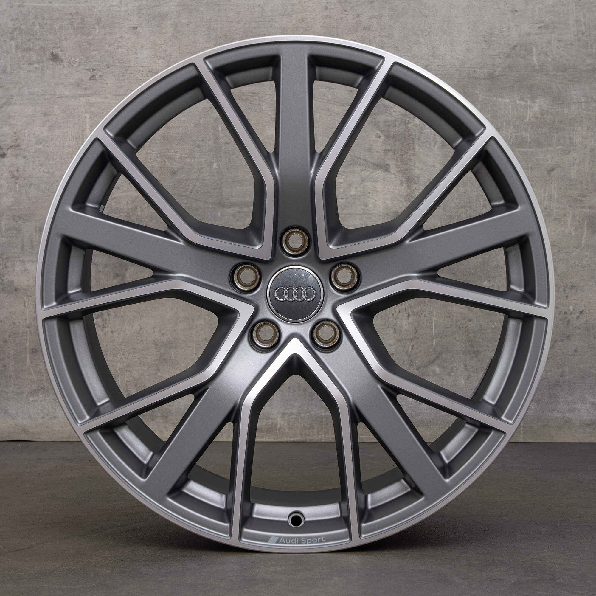 Audi A5 S5 8W B9 20 Zoll Felgen titan matt glanzgedreht 8W0601025EG