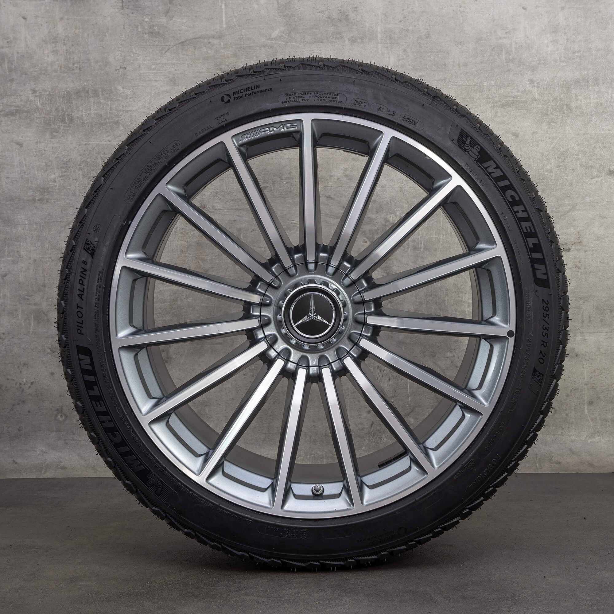 Oryginał Mercedes Benz AMG GT 43 53 63 & S 4Matic+ E Koła zimowe 20 cali X290 Felgi 4-drzwiowe A2904012100 A2904010700 himalaya szary polerowany NOWOŚĆ