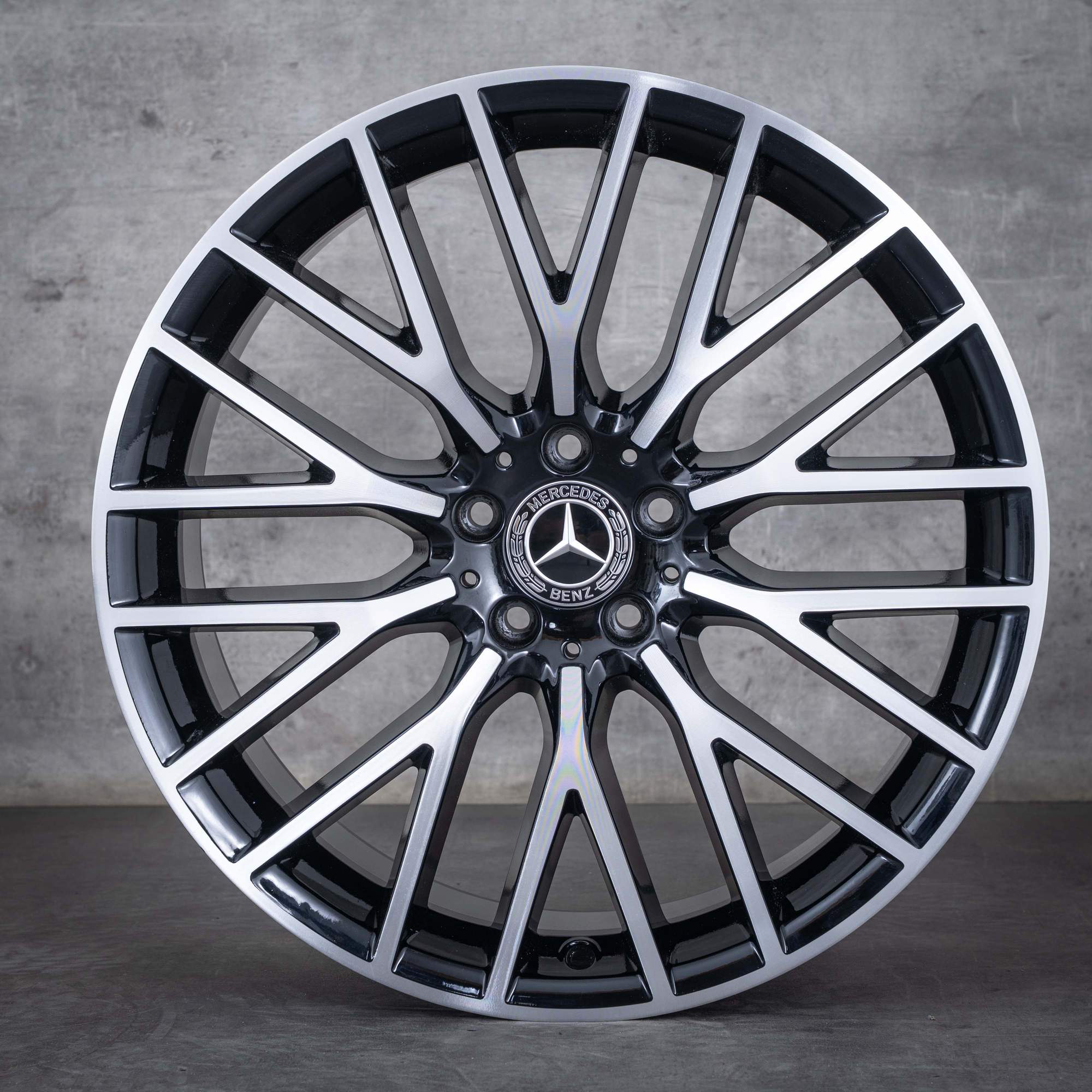Alkuperäiset Mercedes Benz S-sarjan vanteet 20 tuumaa W223 V223 kesäpyörät A2234013800 musta kiillotettu