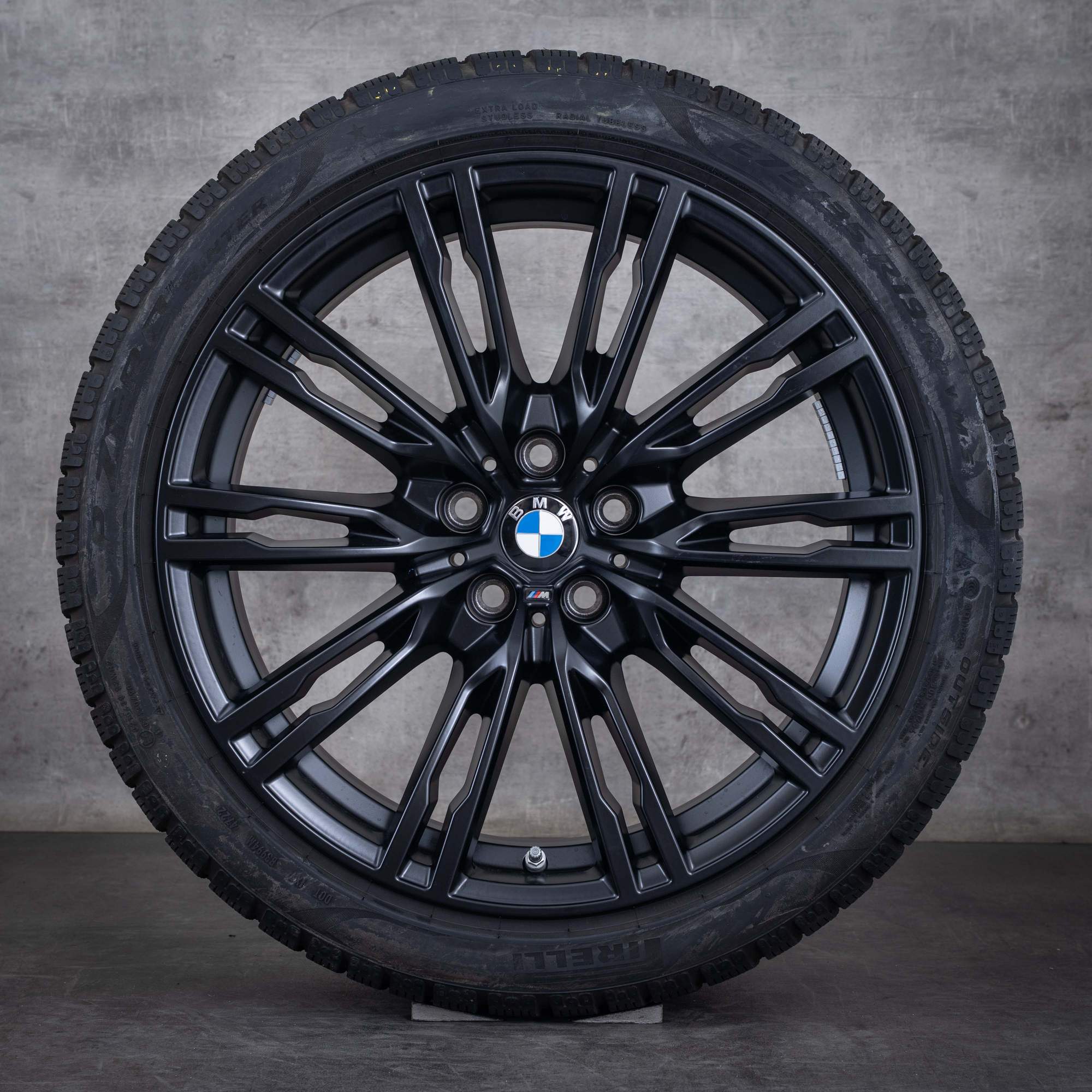 Oryginalne BMW M2 M3 M4 koła zimowe 19 cali G87 G80 G82 G83 felgi stylizacja 829 M 8093844 8093845 jet black matt