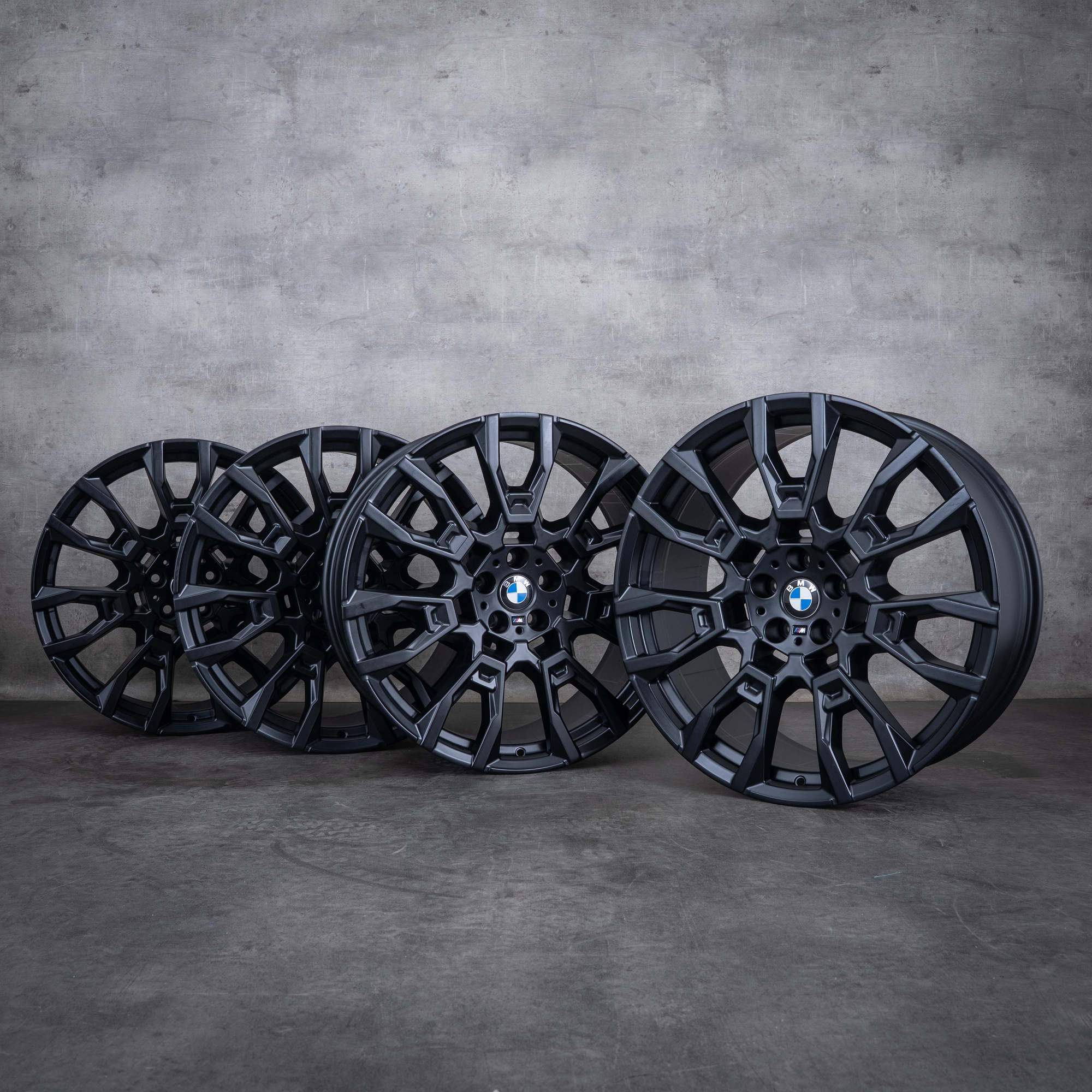 Llantas originales BMW X5 X6 21 pulgadas G05 G06 Styling 915 M 6856023 6856024 negro mate