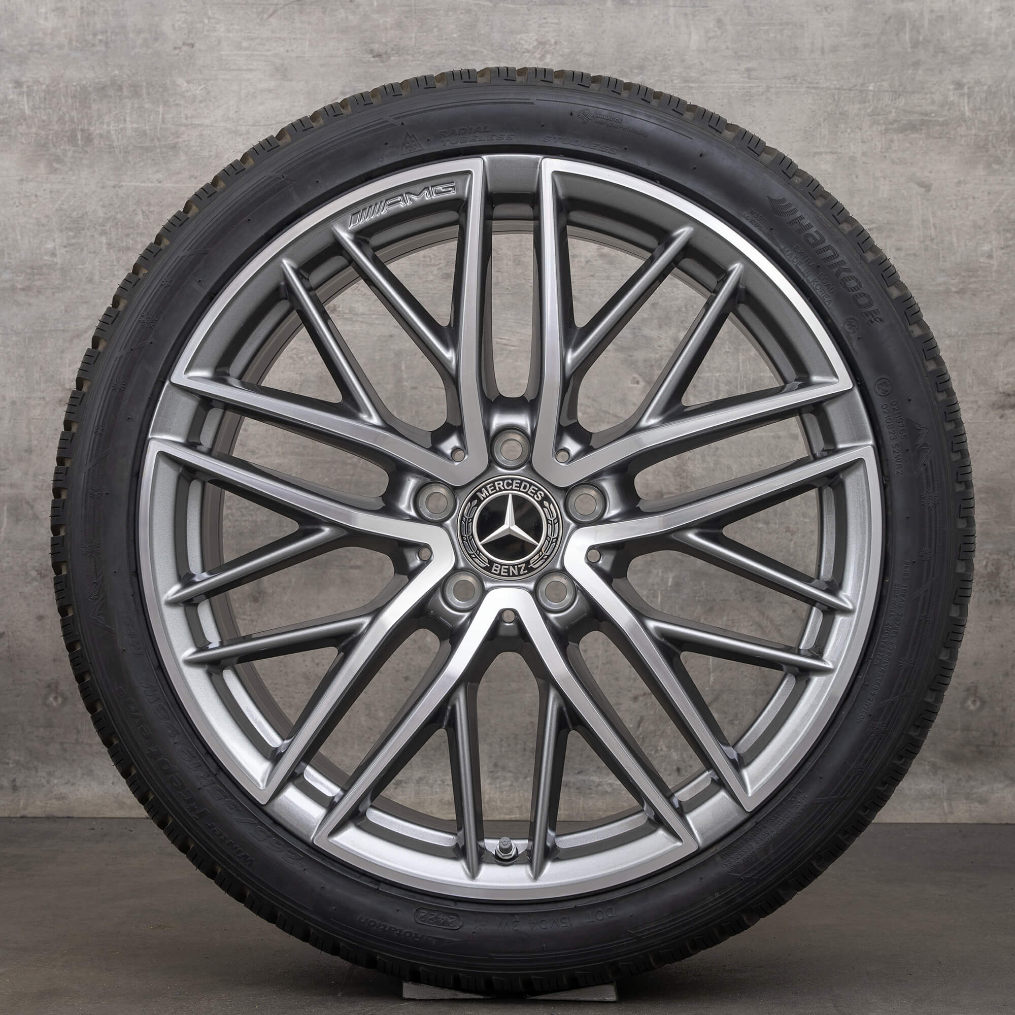 Llantas originales AMG Mercedes Benz Clase C C43 de 19 pulgadas W206 S206 invierno A2064012300 A2064012400 Neumáticos NUEVO