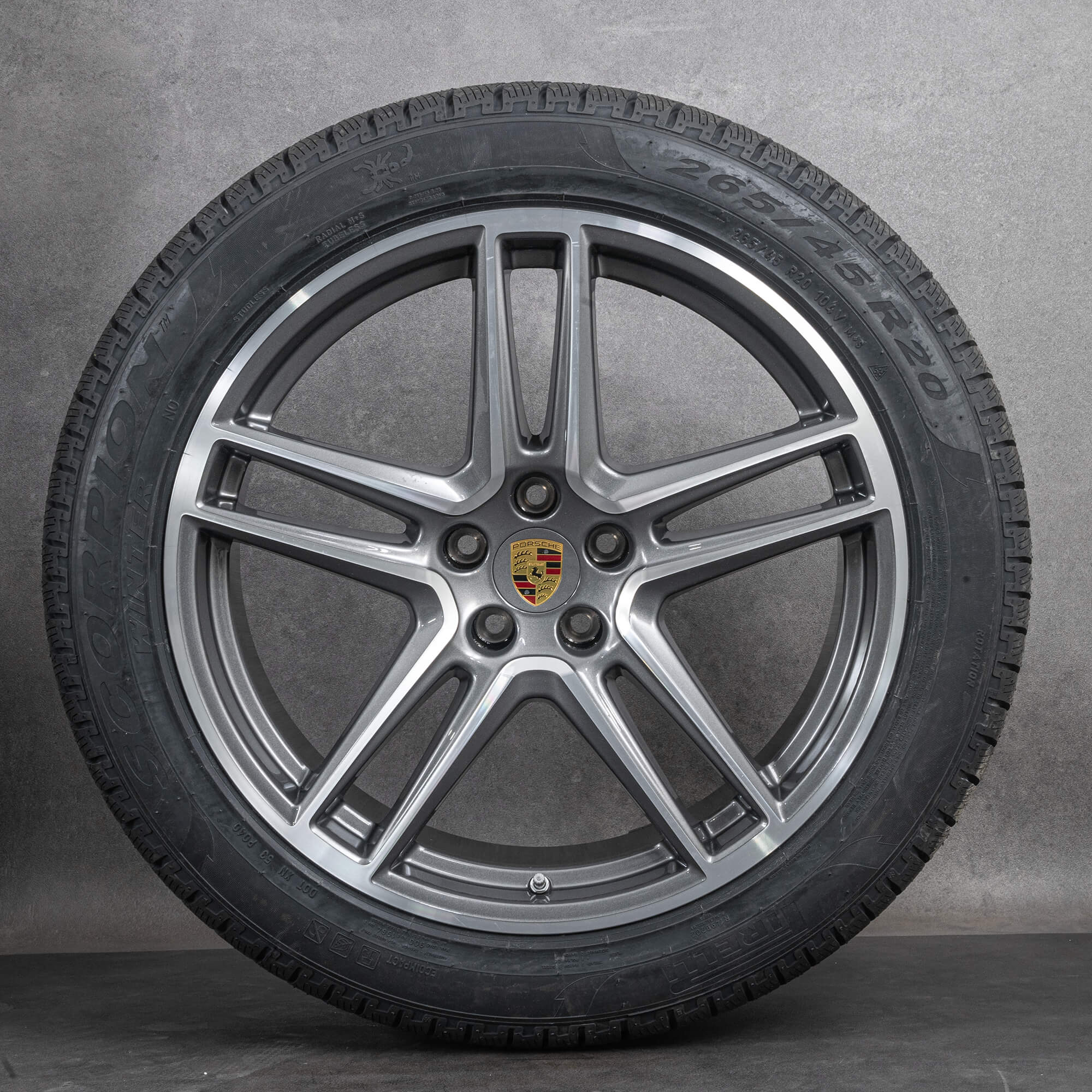 Original Porsche Macan llantas 20 pulgadas 95B601025DG ruedas de invierno neumáticos NUEVO