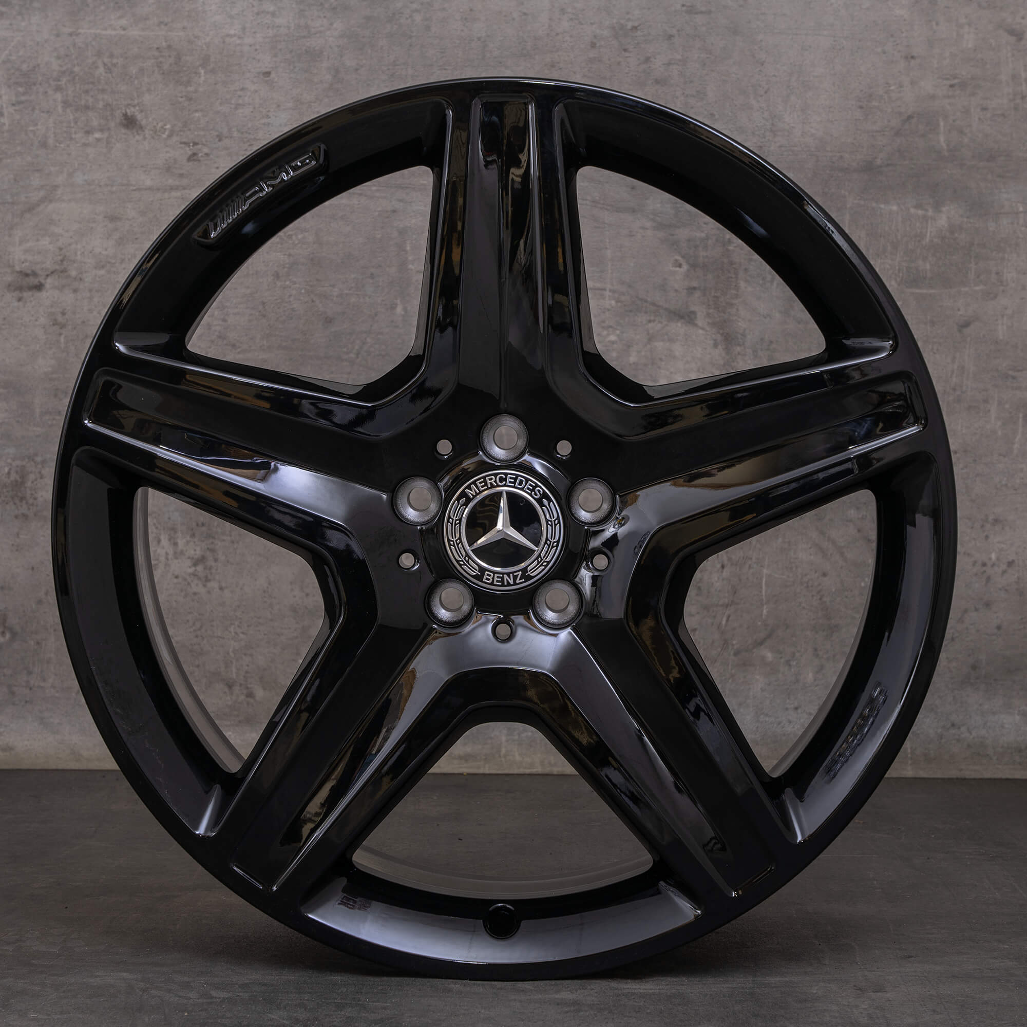 Oryginał Mercedes Benz GLE & 43 AMG Felgi 20 cali W166 A1664012002 czarny błyszczący