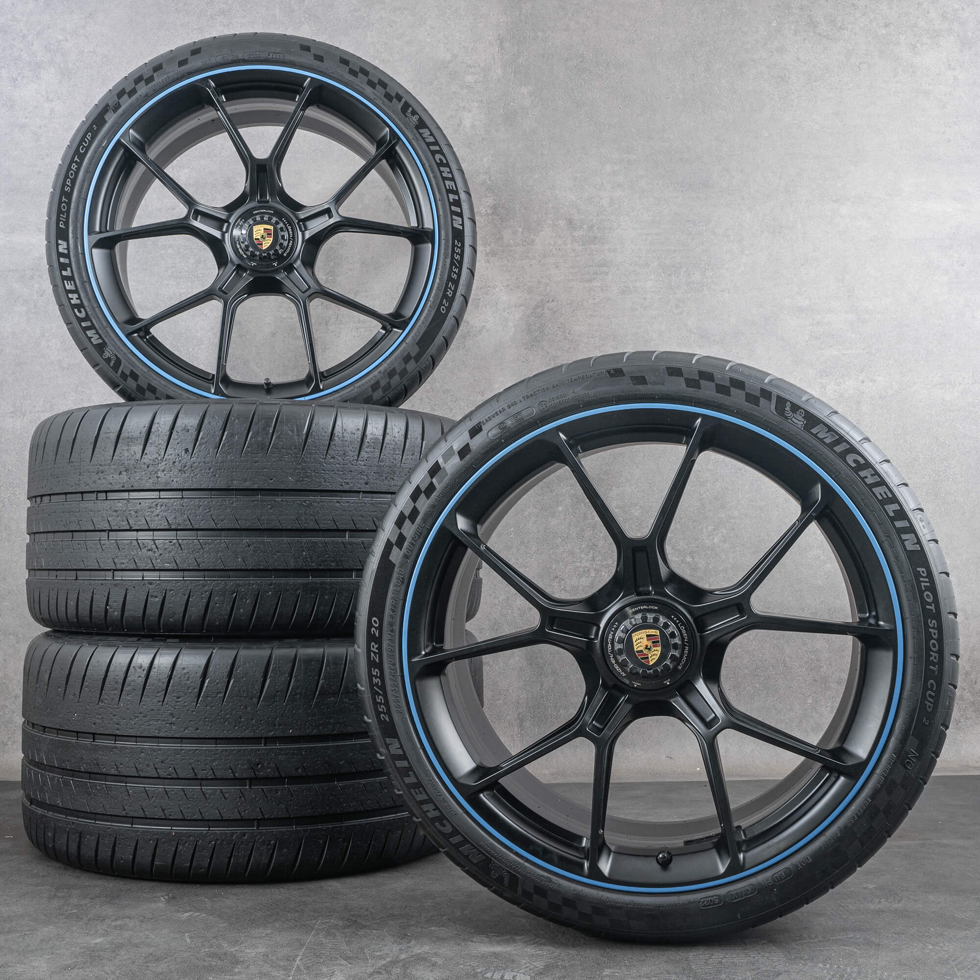Originale Porsche 992.1 GT3 ruote 20 21 pollici 992044680CA estive Sharkblue