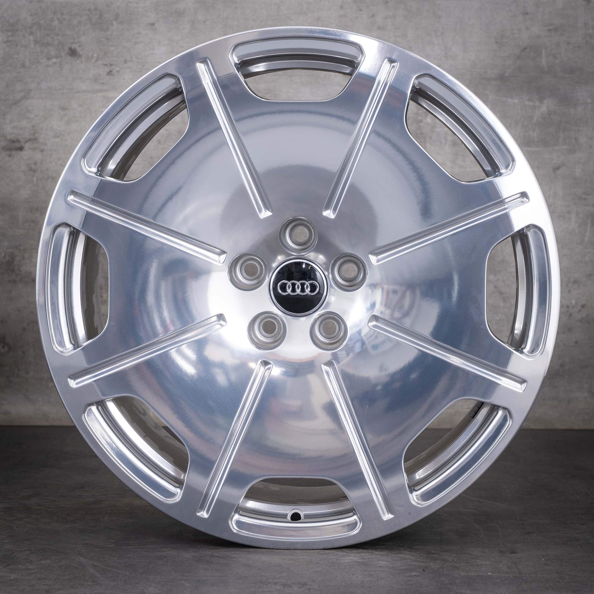 Original Audi A8 S8 4N Felgen 20 Zoll 4N0601025AG chrom glanz NEU
