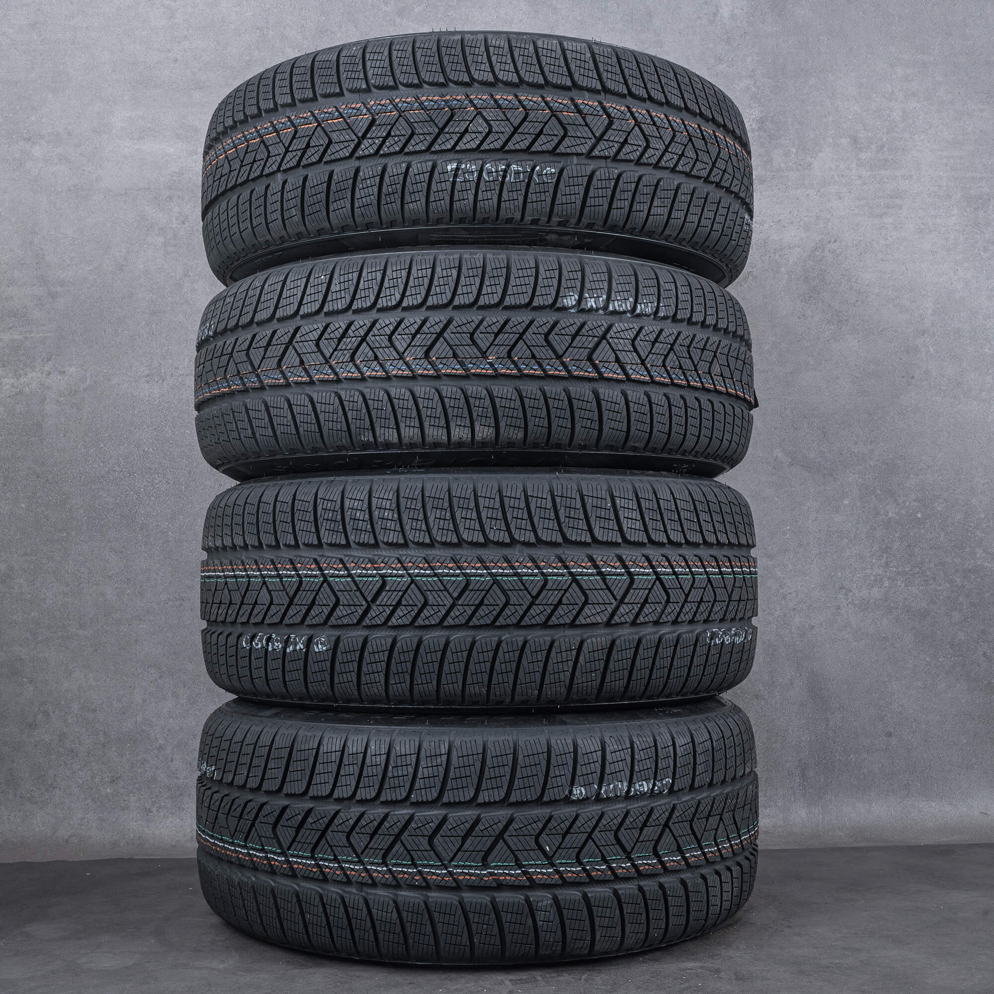 Original Porsche 19 tommer fælge Macan II III vinterdæk nye Dunlop