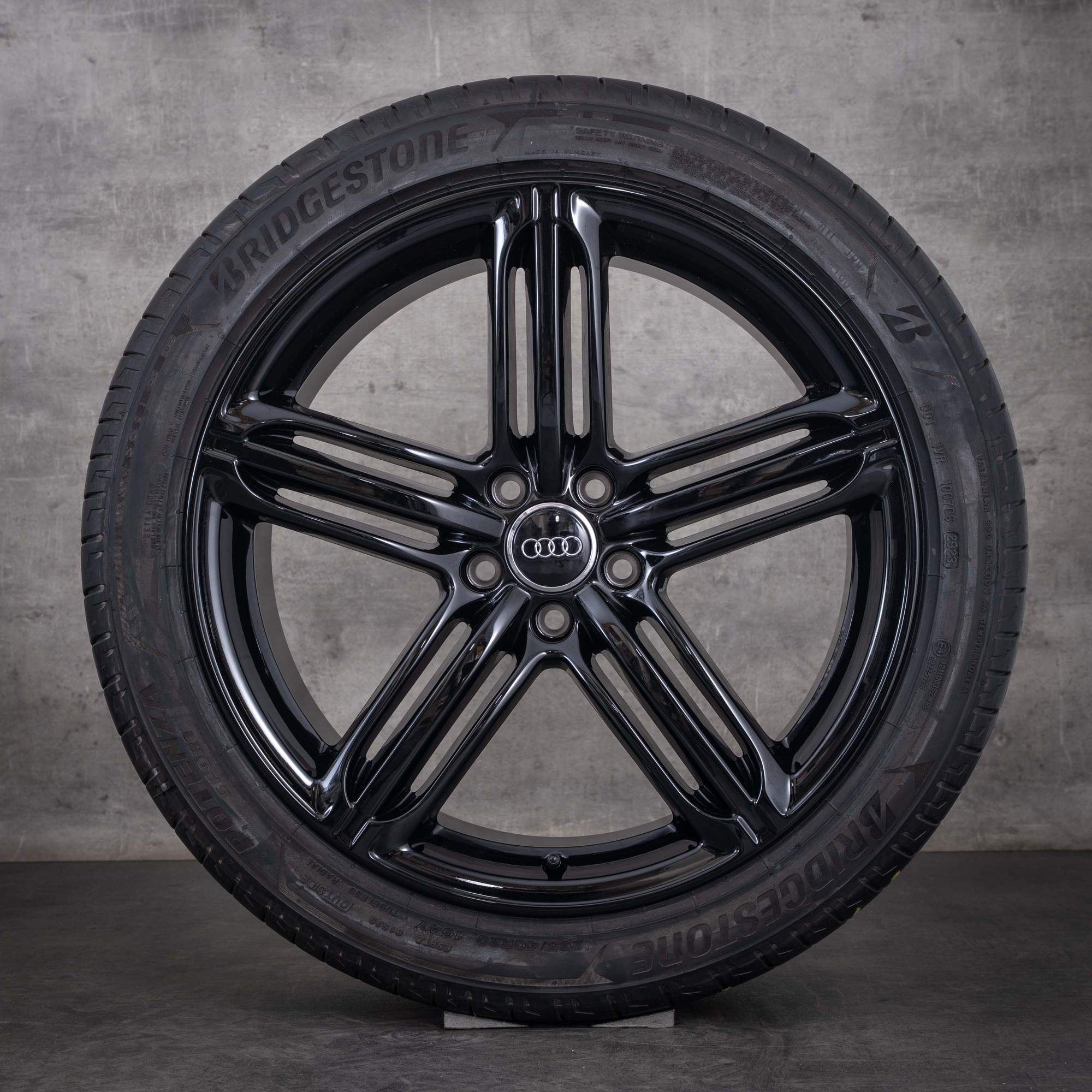 Original Audi A8 S8 Winterräder 20 Zoll 4N D5 Felgen 4H0601025T schwarz glanz