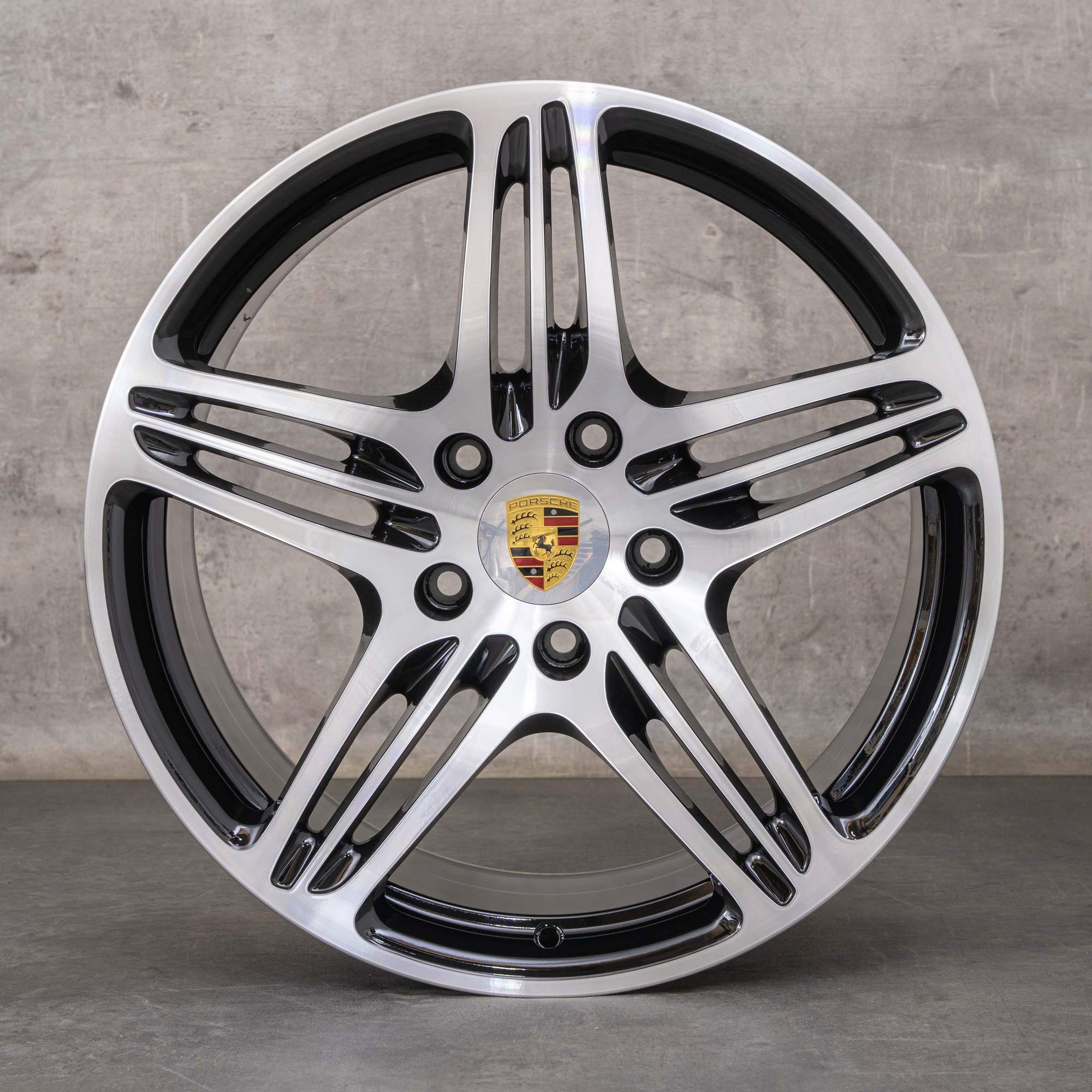 OEM Porsche 911 Rims 19 inch 997 Turbo & S 99736215605 99736216202 ...