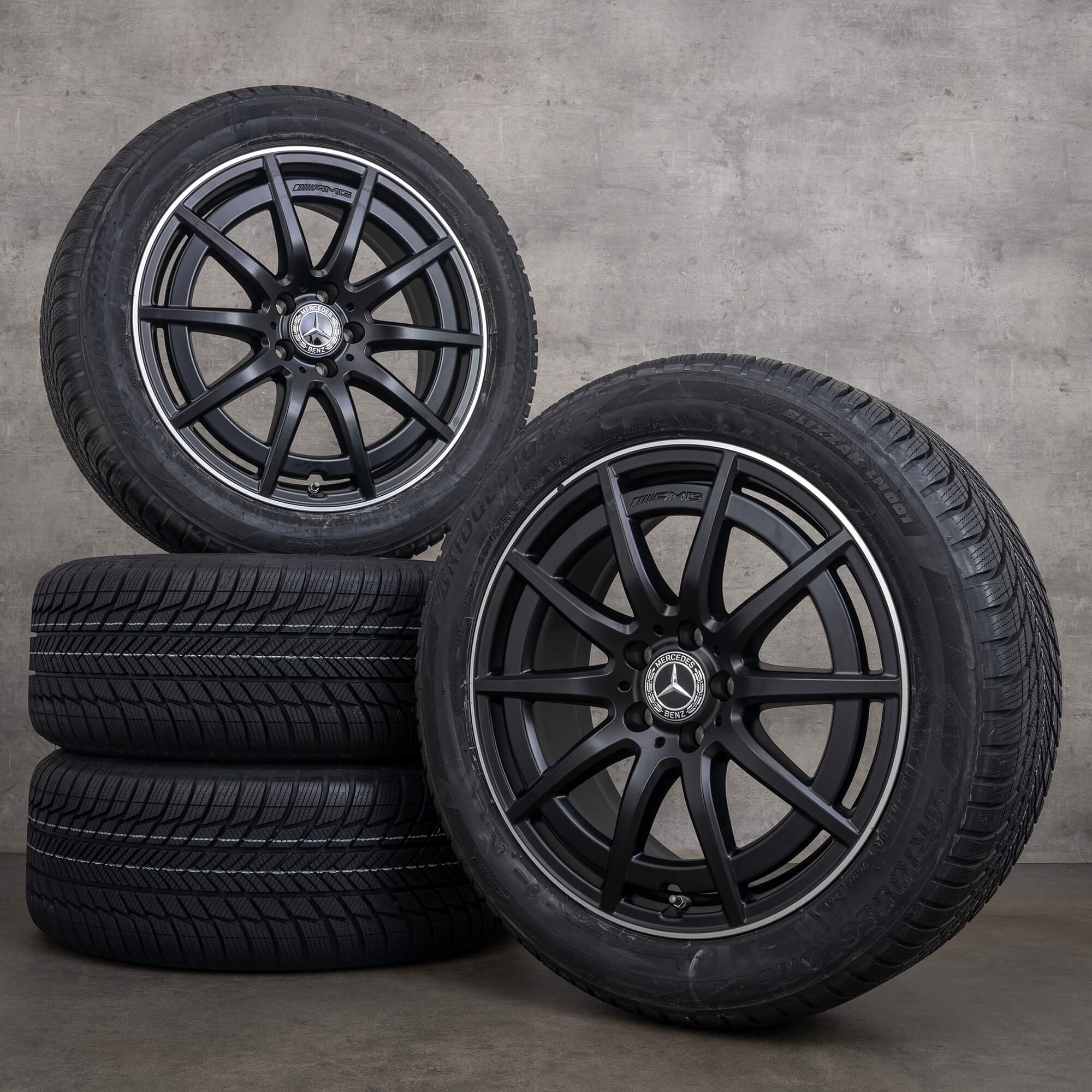 Alkuperäiset Mercedes Benz GLA GLB 35 45 S 4Matic talvirenkaat 19 tuuman H247 X247 vanteet A2474011900 musta matta kiillotettu