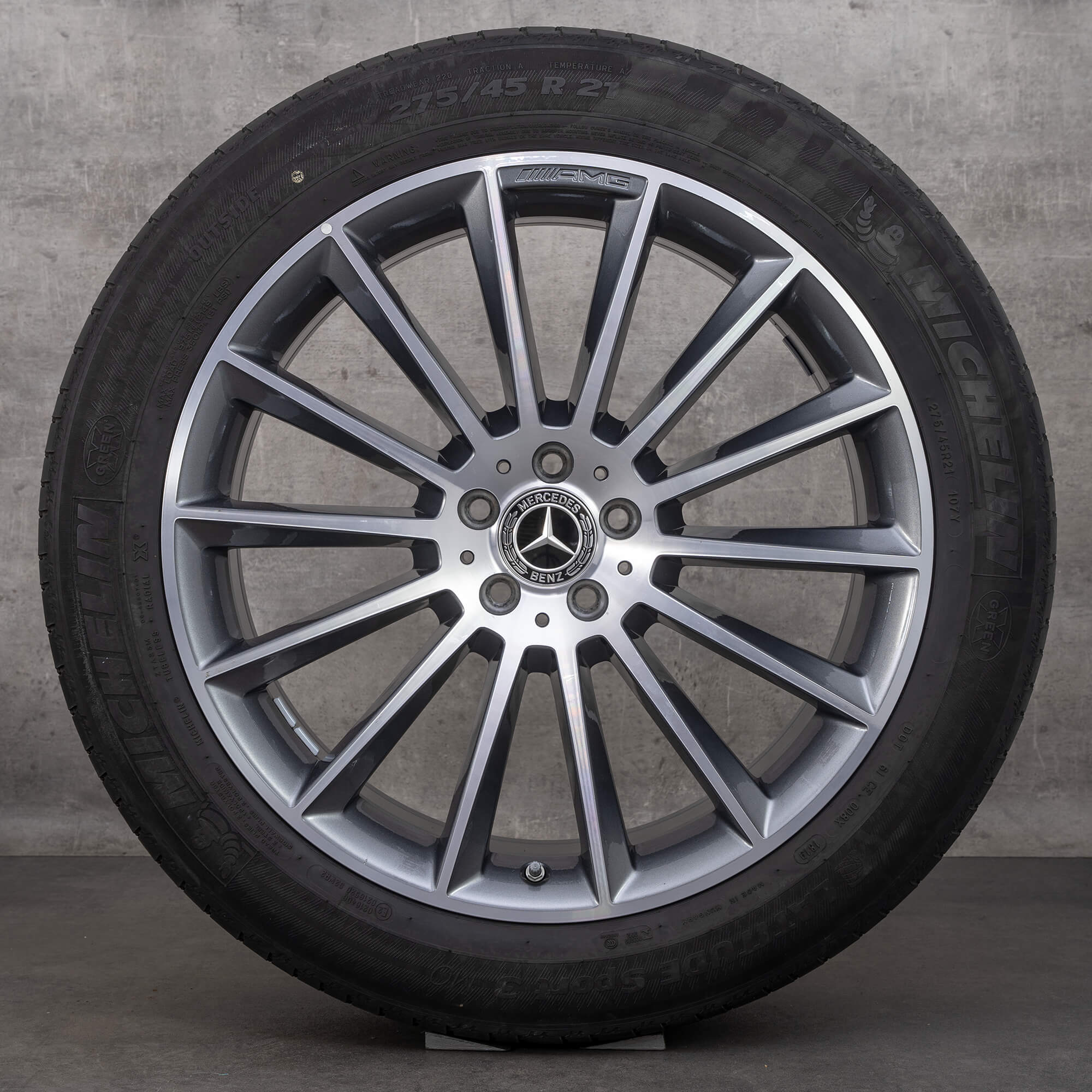 AMG 21 inch Mercedes Benz rims GLE W167 V167 summer wheels tires