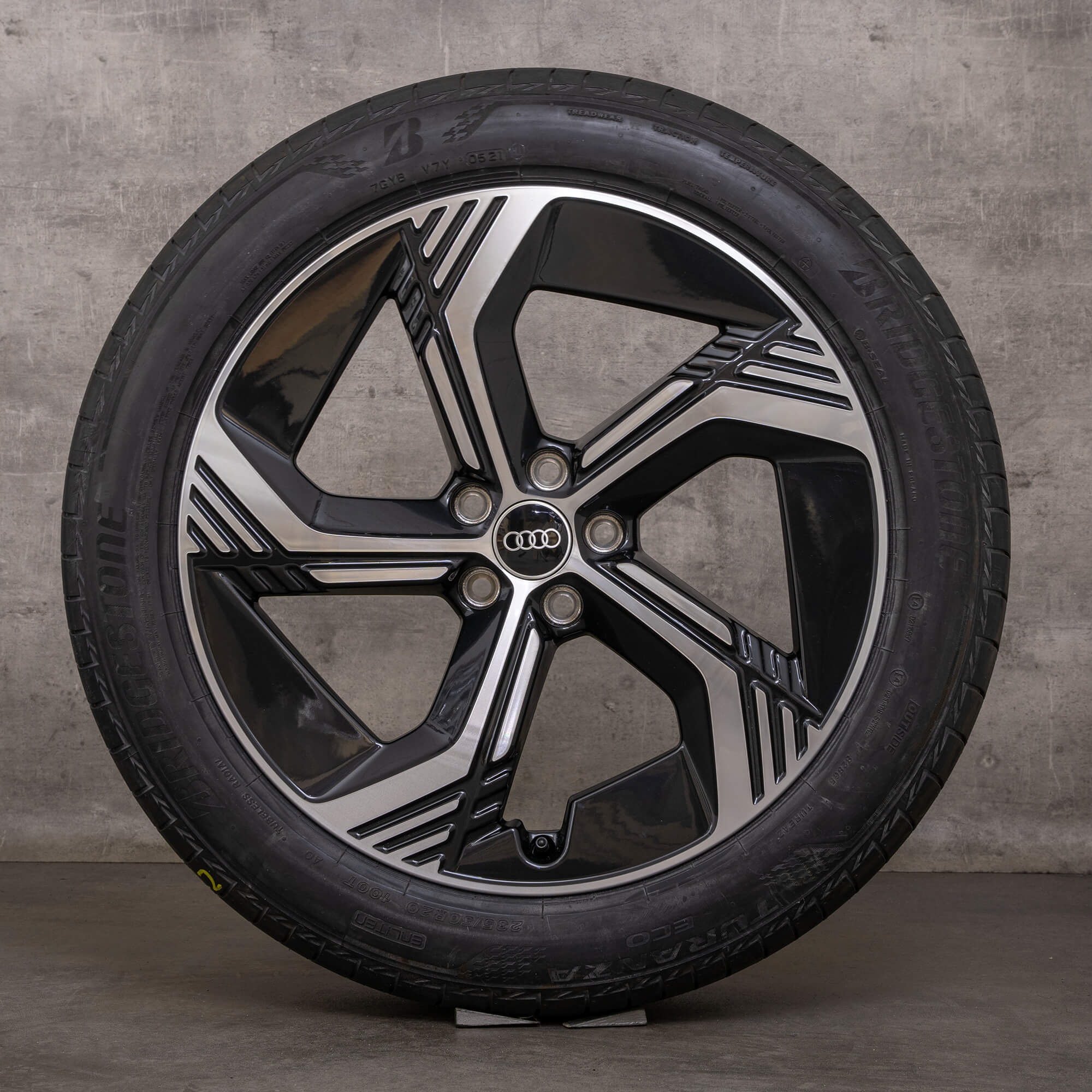 Oryginał Audi Q4 e-tron & Sportback felgi 20 cali FZ letnie koła 89G601025H 89G601025J antracytowe polerowane NOWOŚĆ