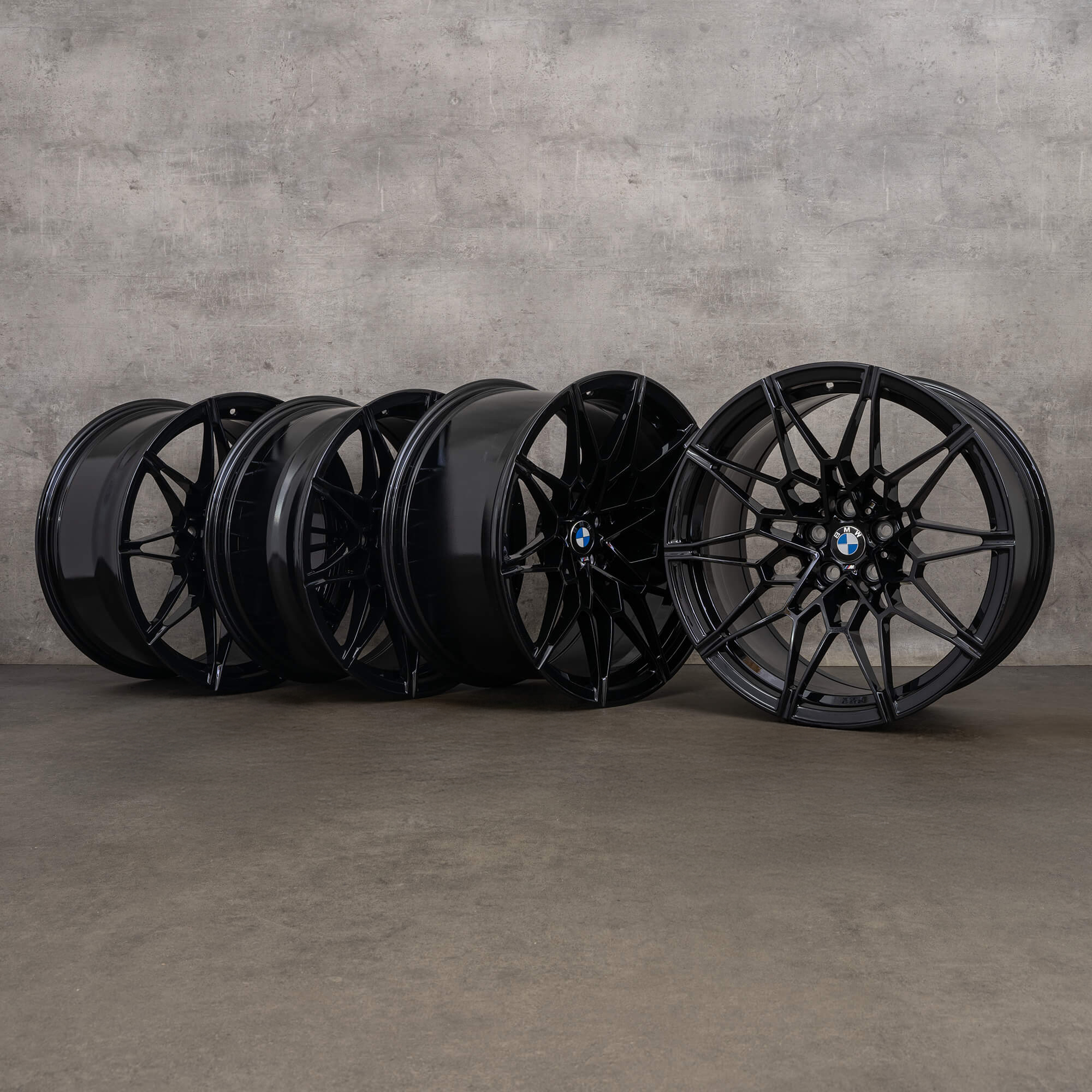 Originální BMW M2 M3 M4 ráfky 19 20 palců G87 G80 G81 G82 G83 styling 826 M černý vysoký lesk
