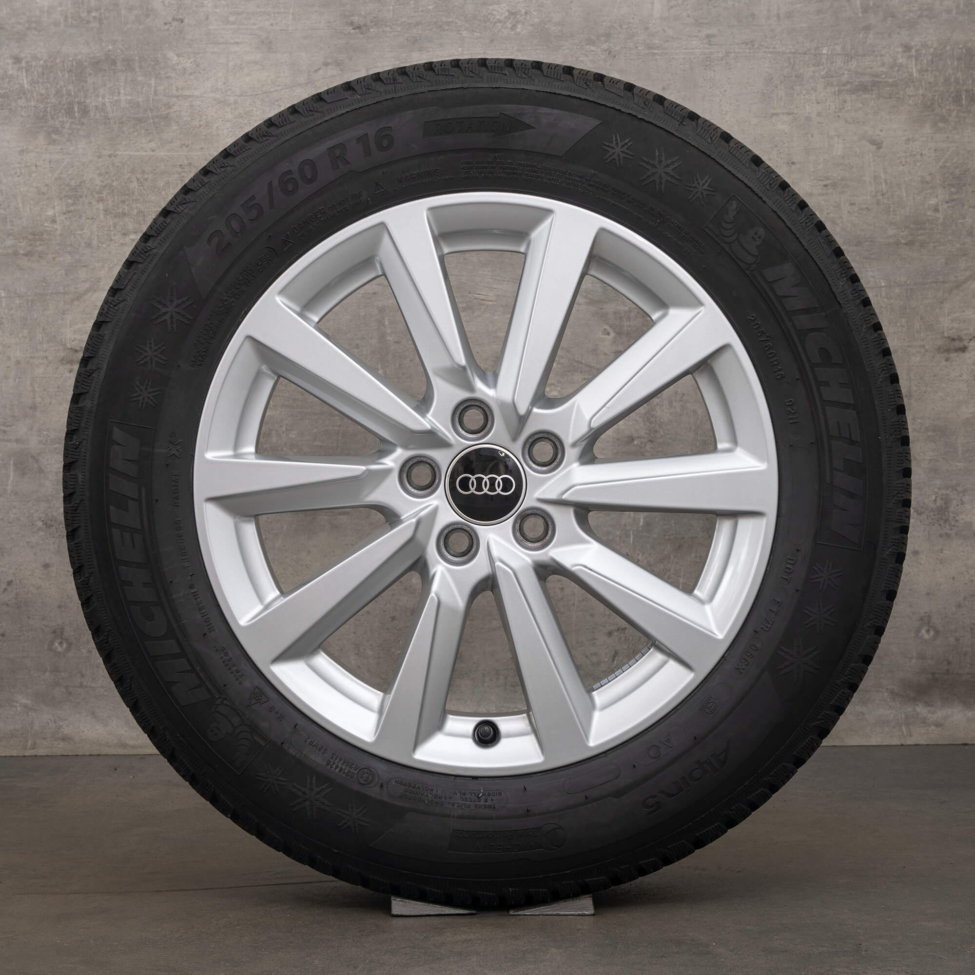 Original Audi A1 Felgen 16 Zoll II GB Allstreet Citycarver 82A601025C Winterreifen Winterräder Alufelgen Silber