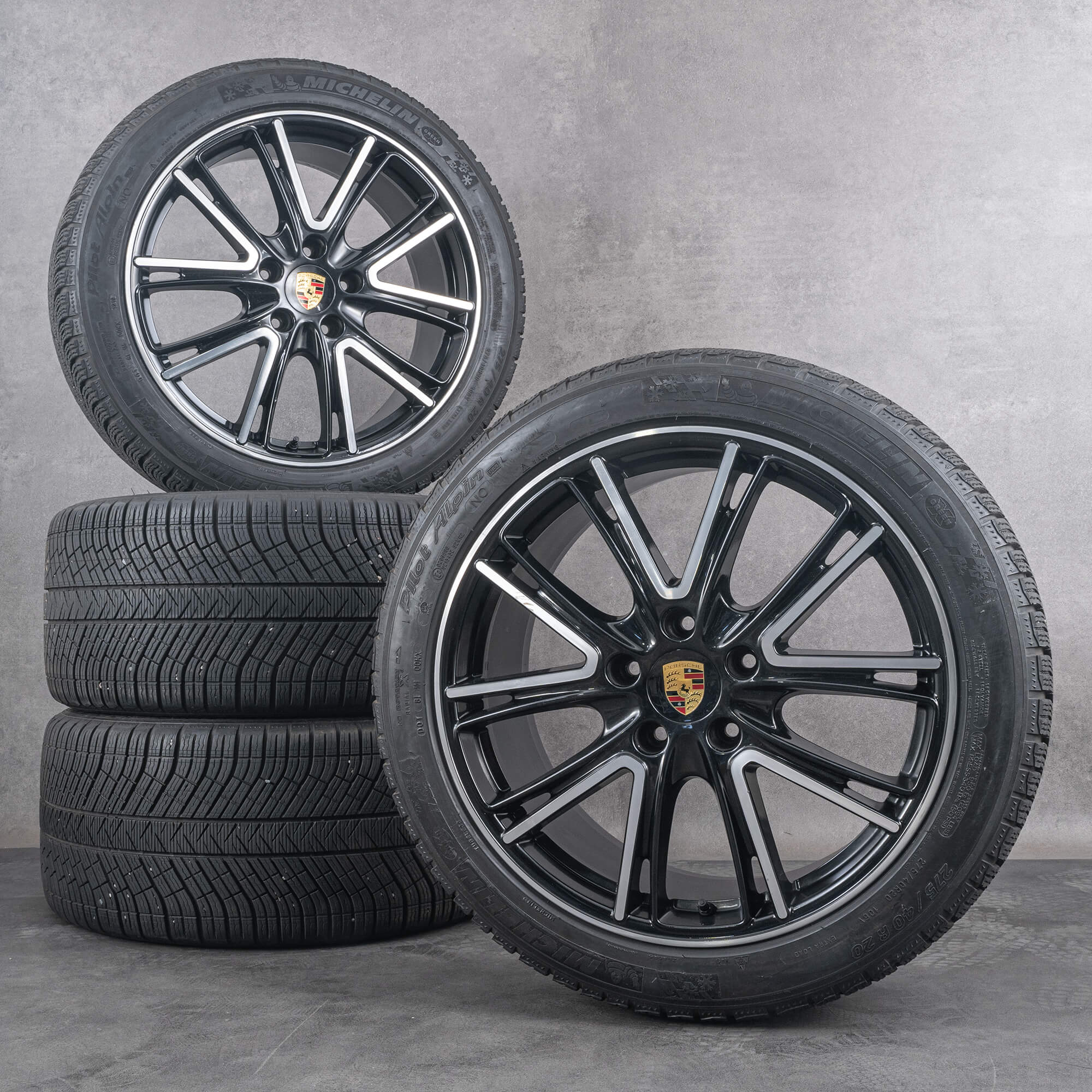 Original Porsche Panamera 971 II Jantes 20 pouces Rder Pneus hiver Approved