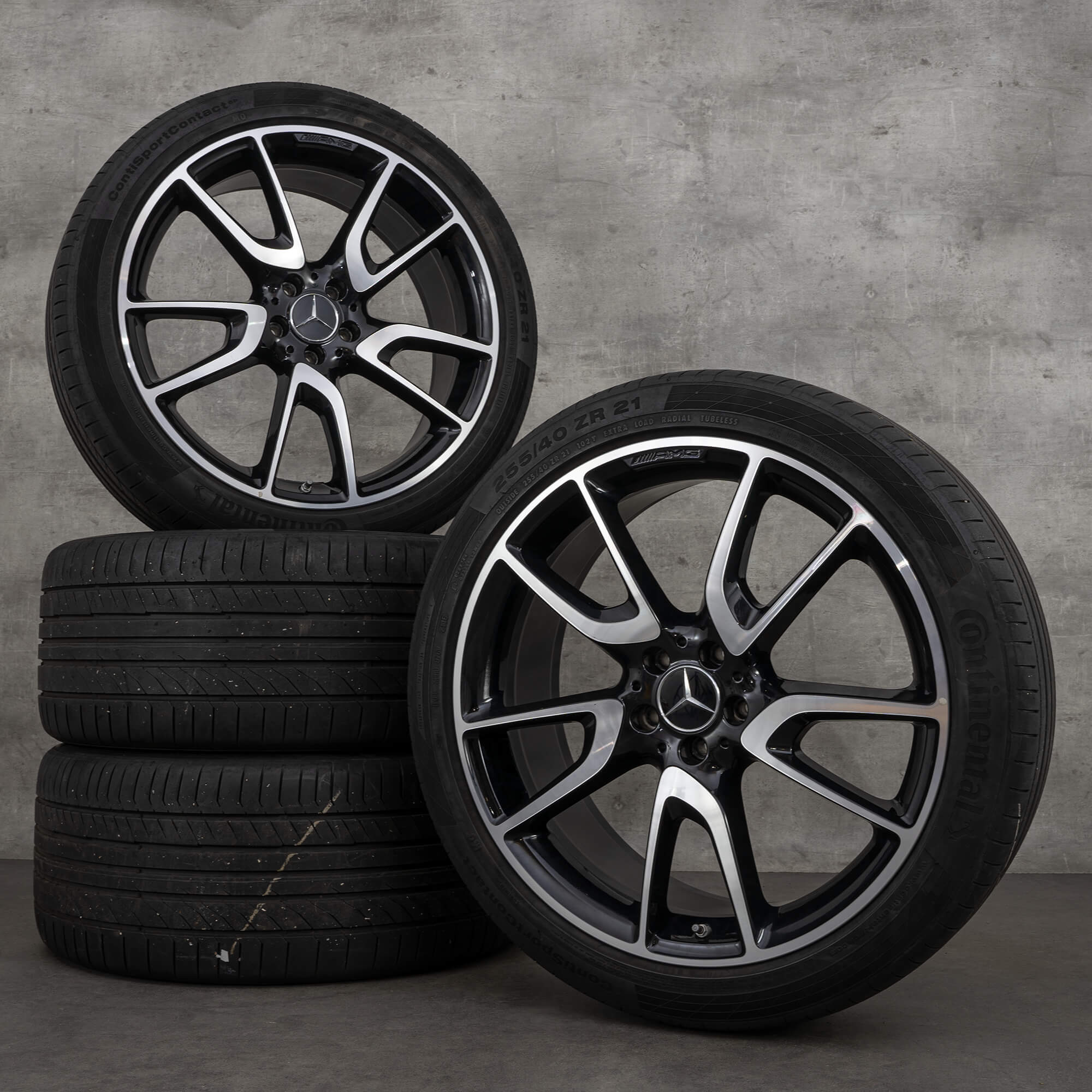 AMG Mercedes GLC 43 AMG X253 21 tommer alloysfælge fælge sommerdæk