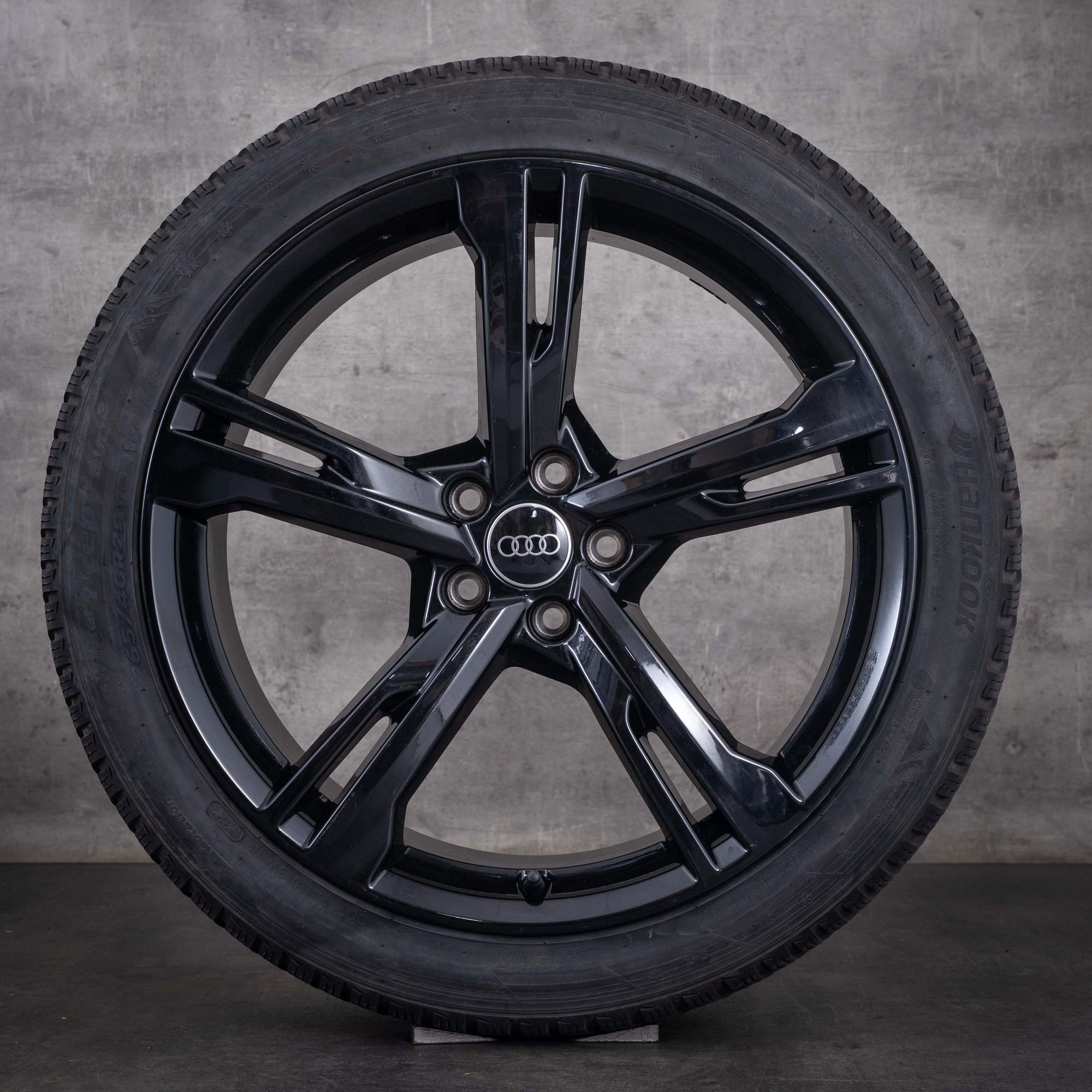 Original Audi A8 S8 Winterräder 20 Zoll 4N D5 Felgen 4N0071490 Ramus schwarz glanz