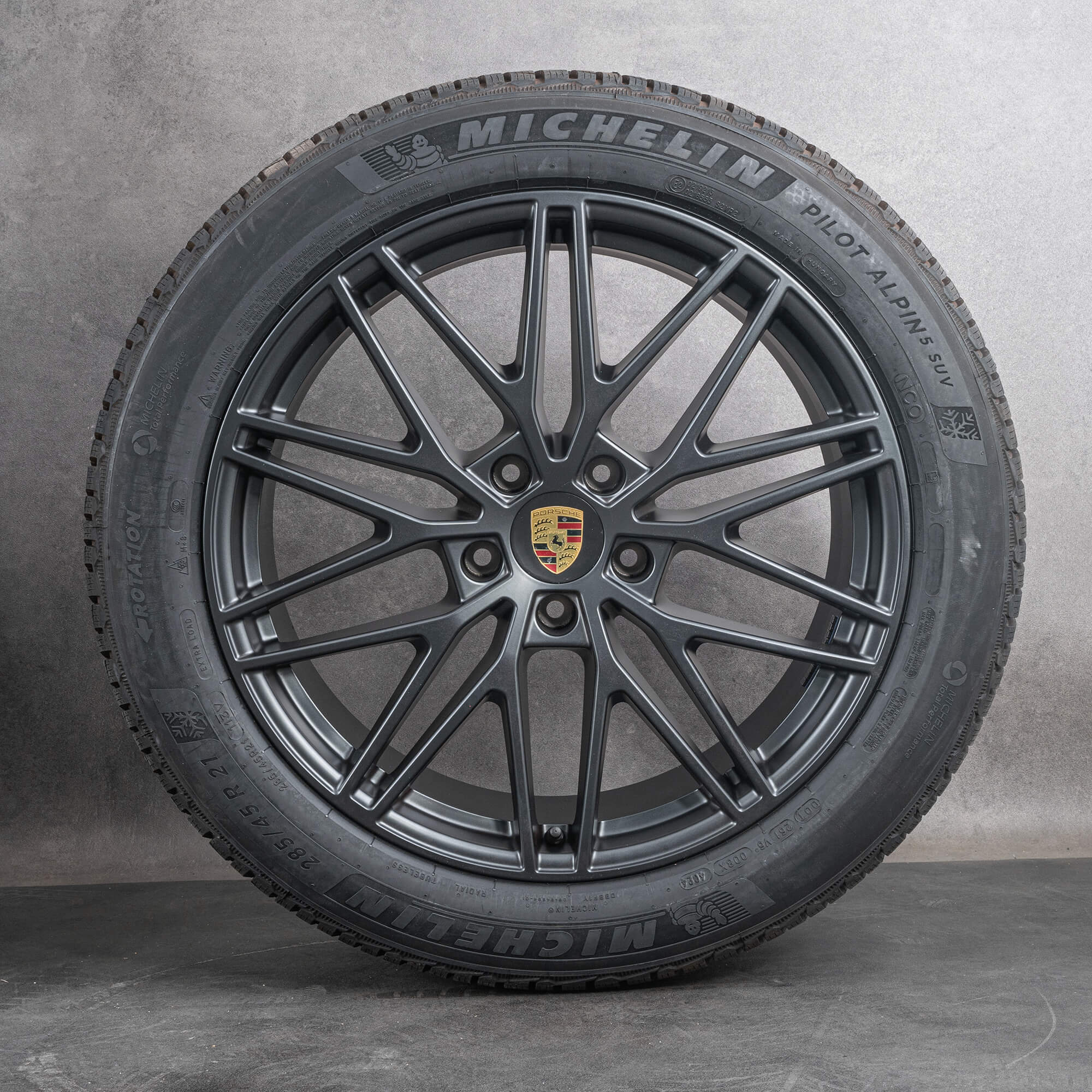 Original Porsche Cayenne 9YA E3 II Coupe 21 pouces RS Spyder Pneus d'hiver Nouveau