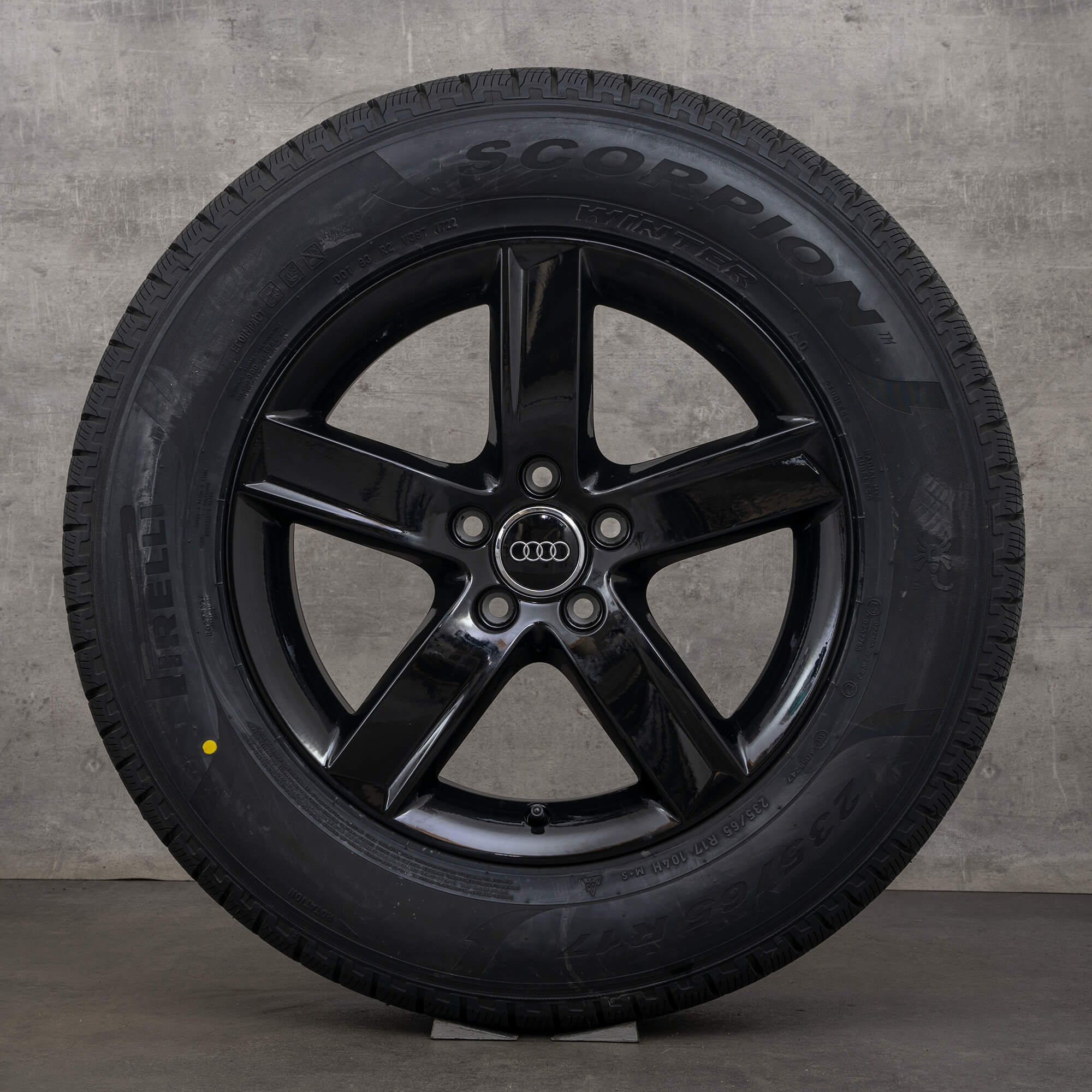 Original Audi Q5 Winterräder 17 Zoll 8R S Line Felgen 8R0071497 schwarz