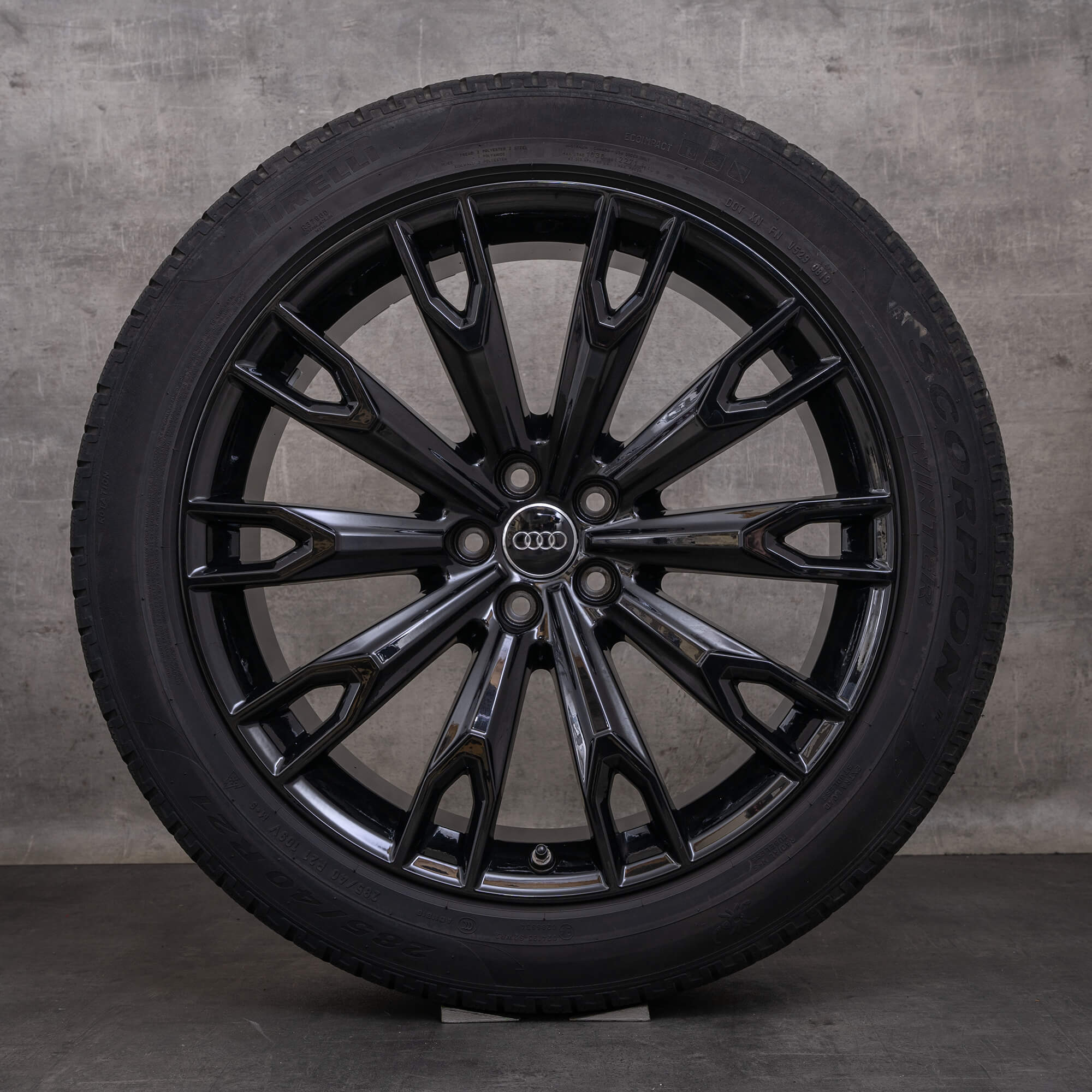 Original Audi Q7 SQ7 Winterräder 21 Zoll 4M Felgen 4M0601025CB schwarz glanz