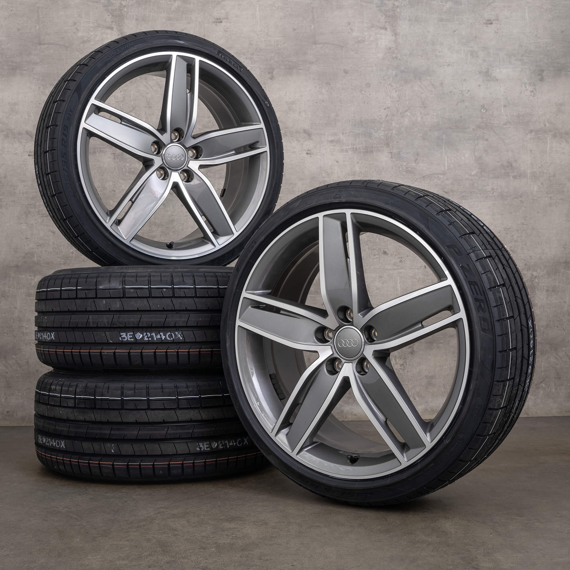 Audi 19 inch A3 S3 RS3 8V S line velgen zomerbanden zomervelgen 8V0601025AS