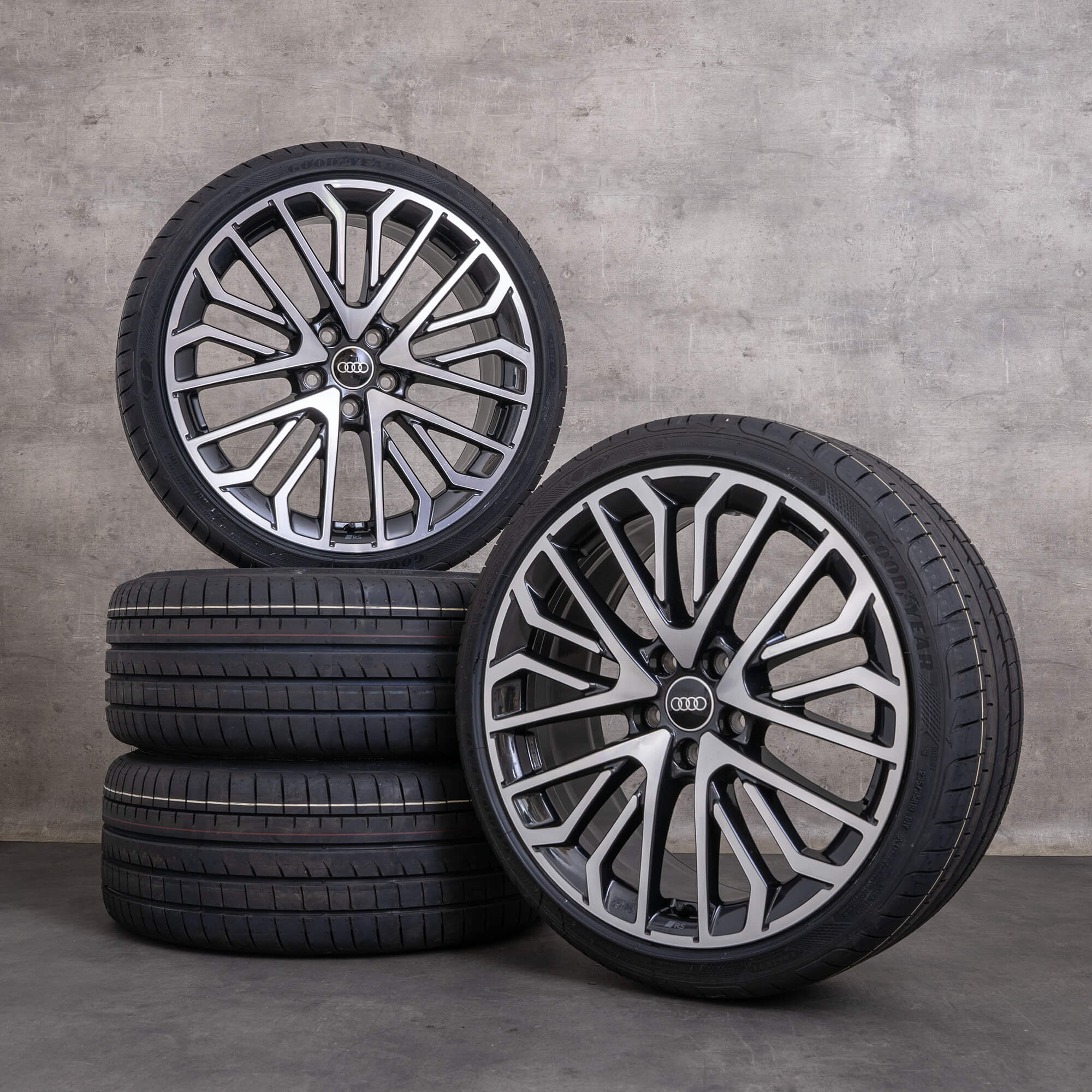 Original Audi A3 S3 RS3 Jantes 19 pouces 8V 8Y Sommerrder 8Y0601025DC titane brillant NEUF