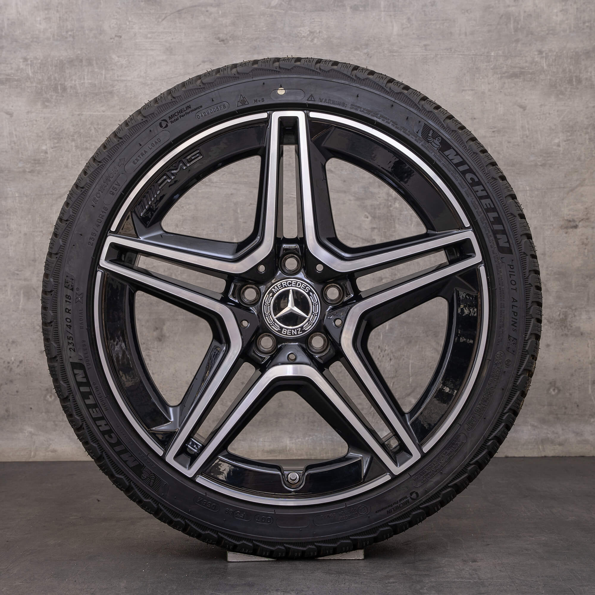 OEM Mercedes Benz CLA 35 AMG snow tire packages 18 inch C118 X118