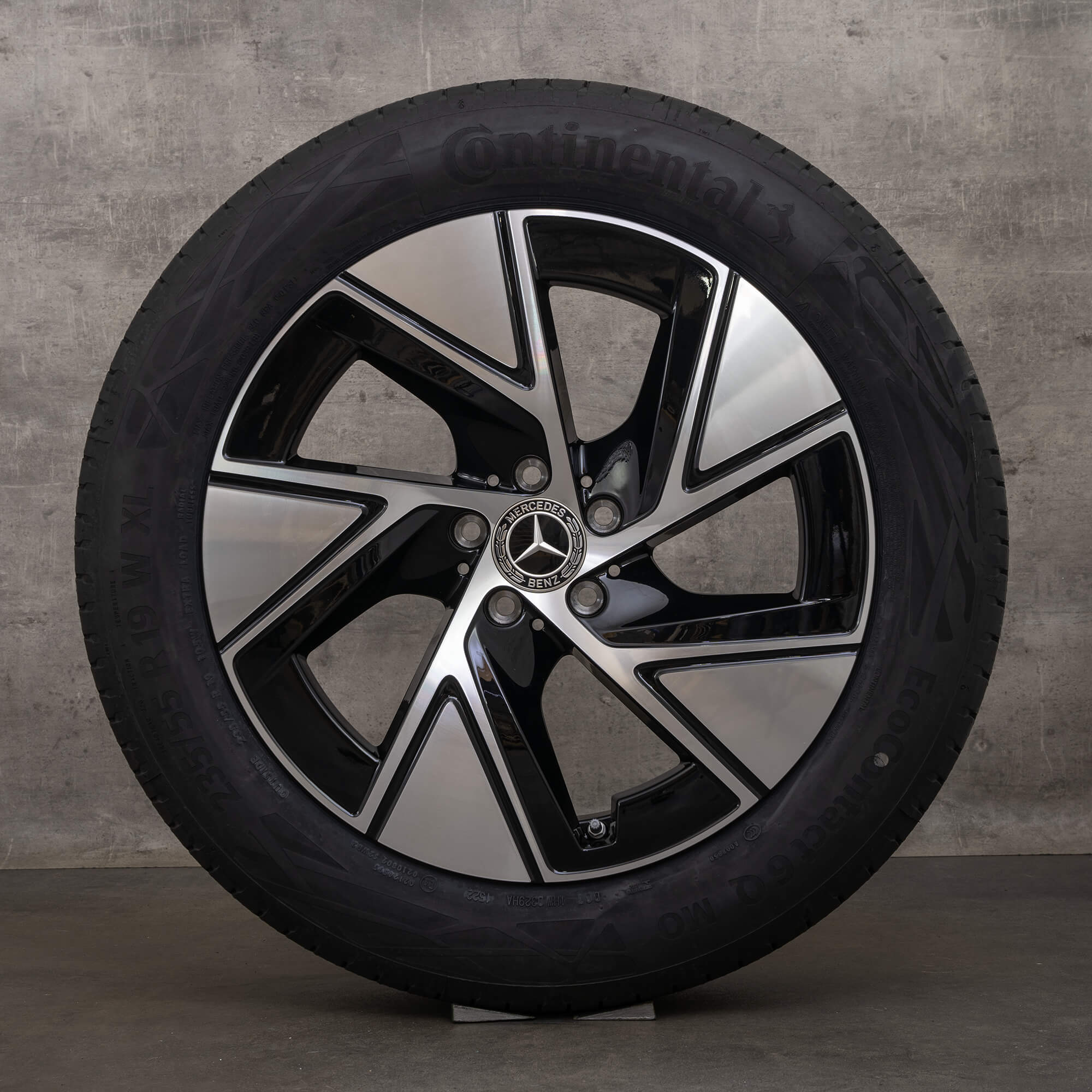 Oryginał Mercedes Benz GLC felgi 19 cali X254 C254 koła letnie A2544015200 czarne NOWOŚĆ