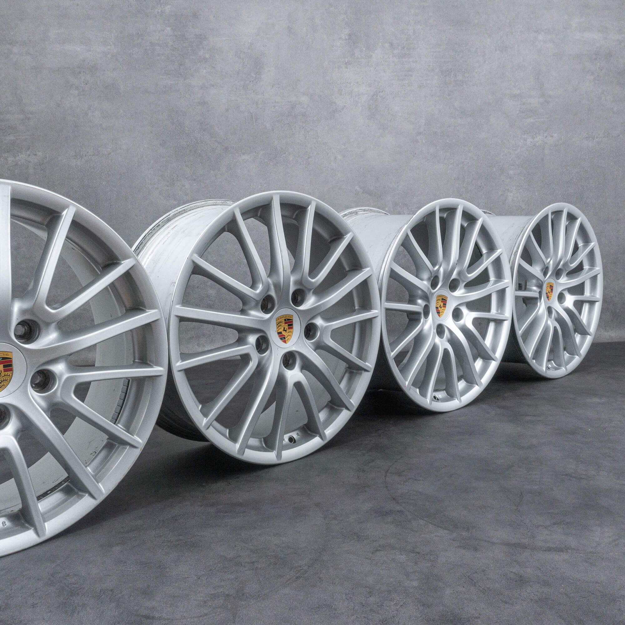 Llantas originales Porsche de 19 pulgadas 997 Carrera C2 S Sport llantas aluminio 99736215 plata