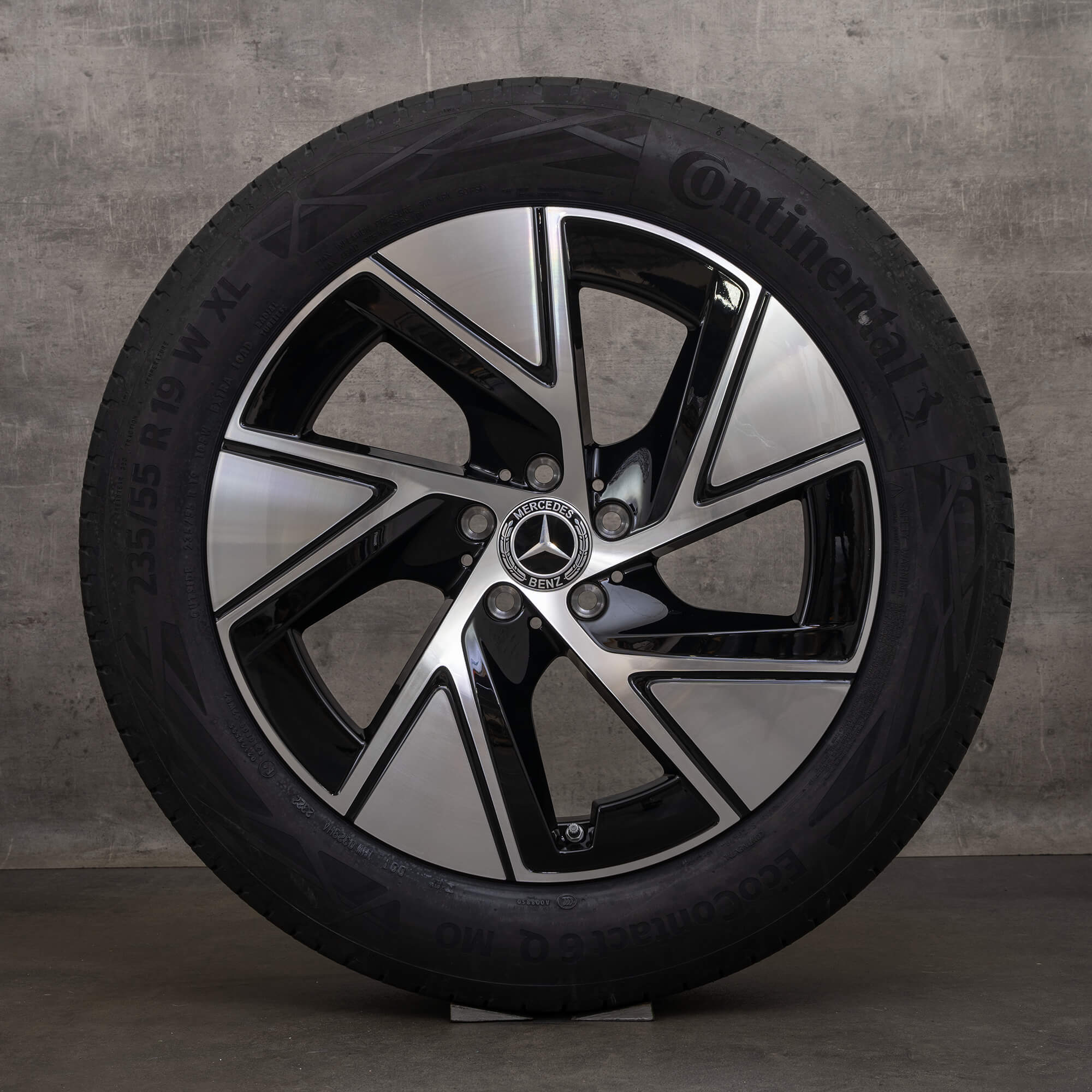 Oryginał Mercedes Benz GLC felgi 19 cali X254 C254 koła letnie A2544015200 czarne NOWOŚĆ