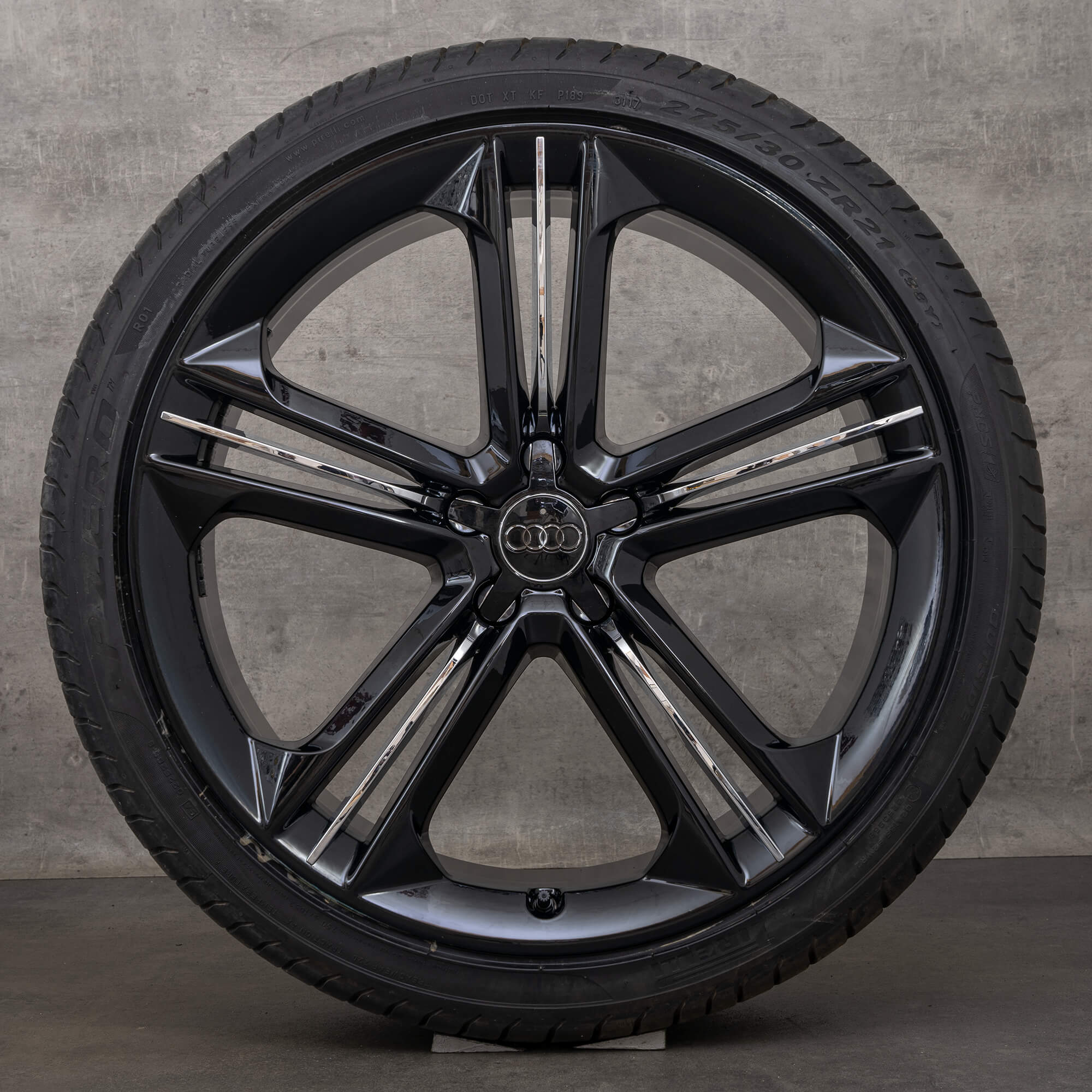 Audi A7 S7 RS7 4G C7 sommerhjul 21 tommer fælge sommerdæk 4H0601025BM Trias