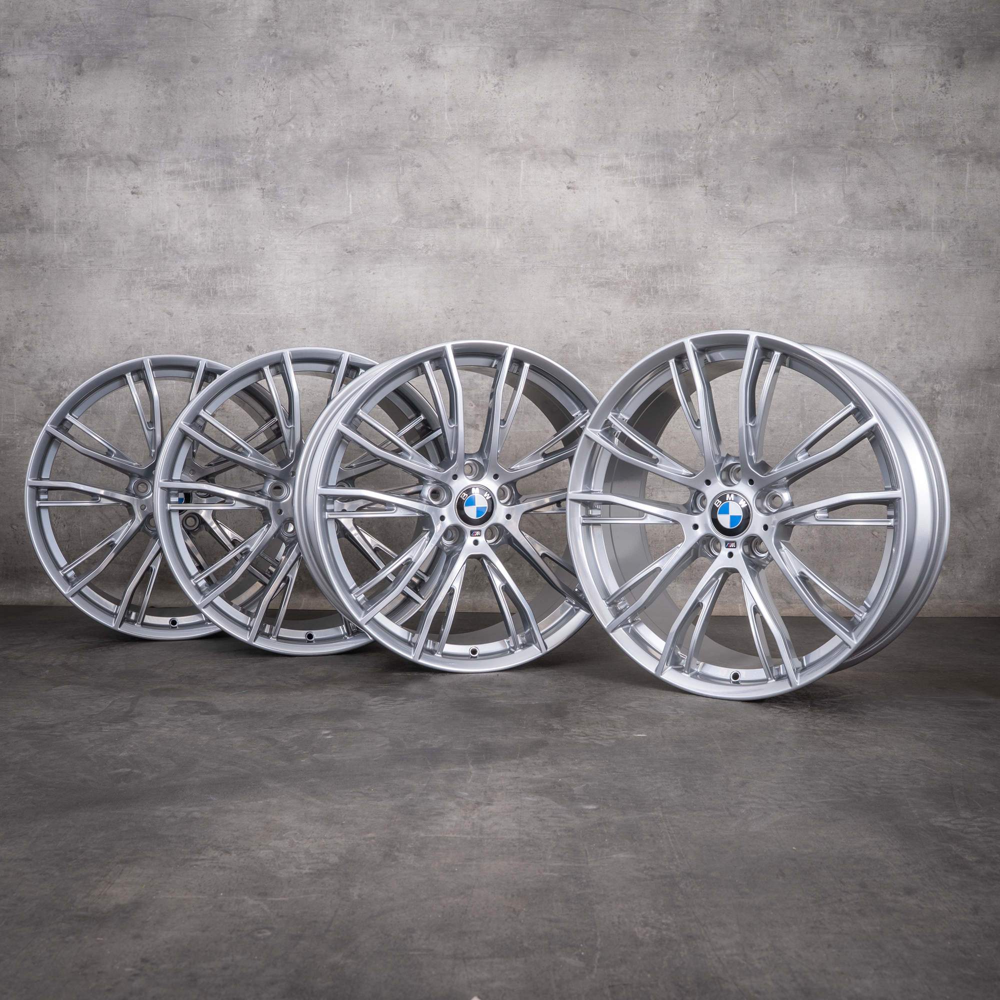 Oryginalne felgi BMW 3er 4er 20 cali F30 F31 F32 F33 F36 Gran Coupe Styling 624 M 6862774 6862775 czarny połysk