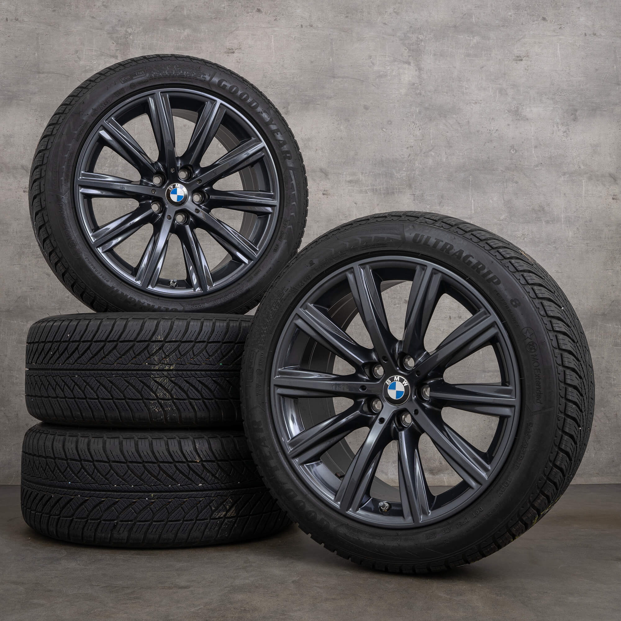 BMW Série 5 G30 G31 roues hiver complètes pneus jantes 18 pouces 6874441