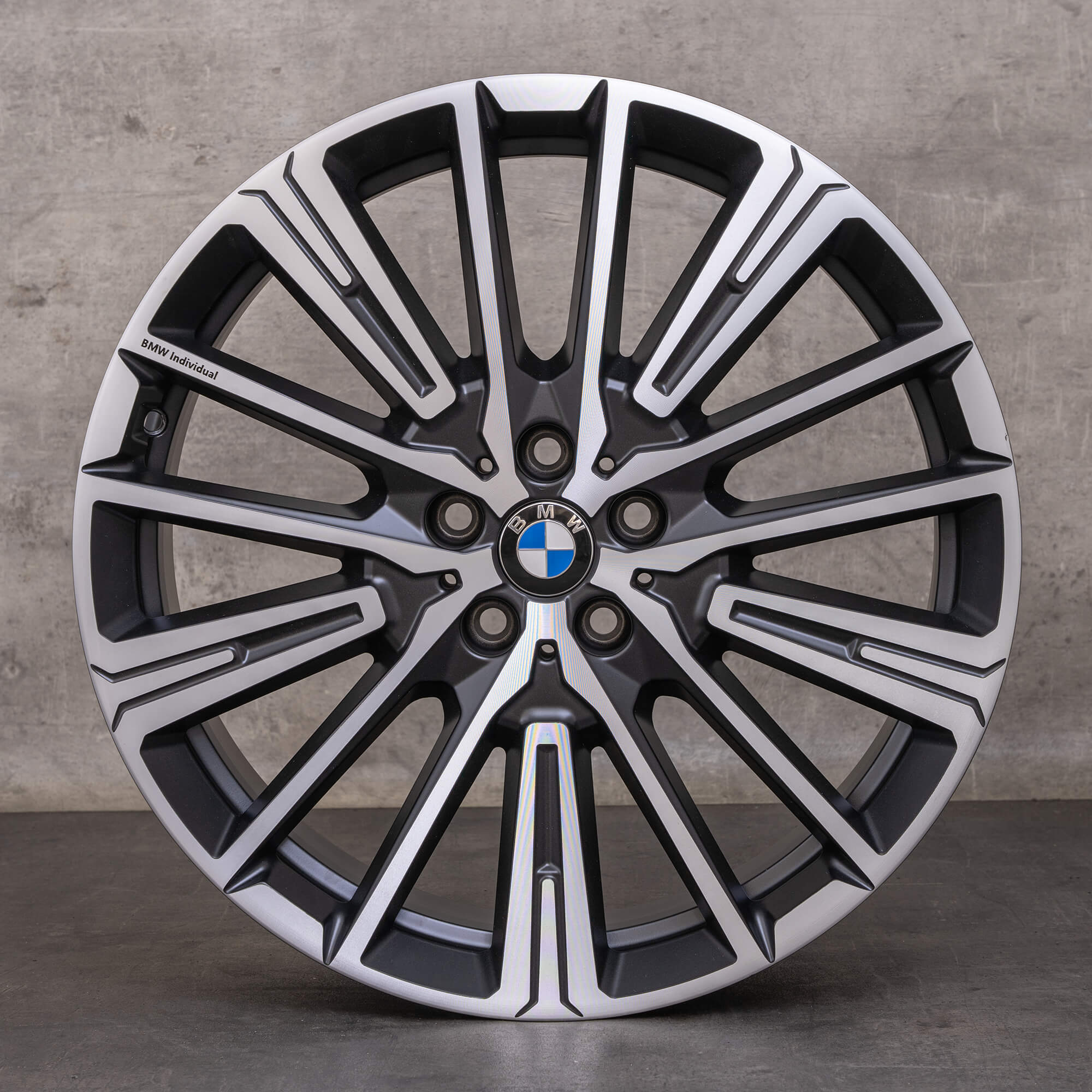 Jantes 20 pouces d'origine BMW X1 iX1 X2 iX2 U11 U10 Styling 869 Individual à rayons multiples 6898042 noir mat brillant