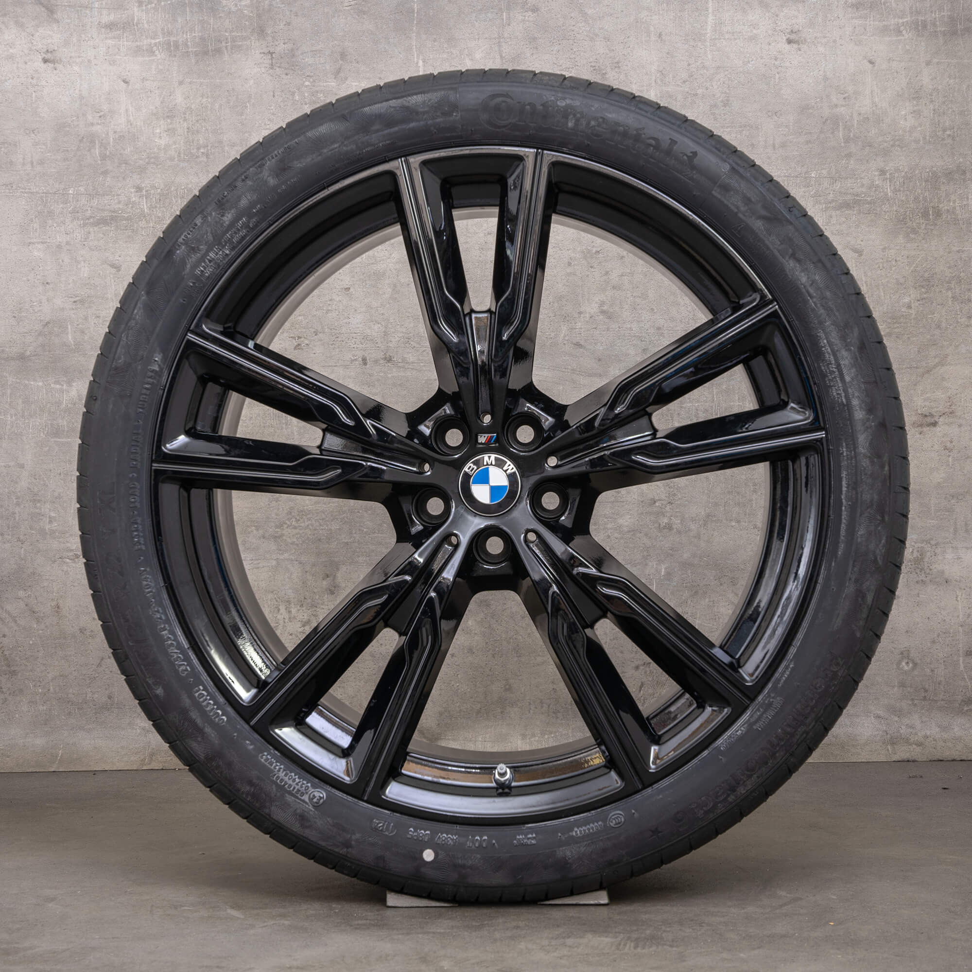 Original BMW X5 G05 X6 G06 22 pouces jantes Sommerrder 8072002 8072003 747 M noir NEUF
