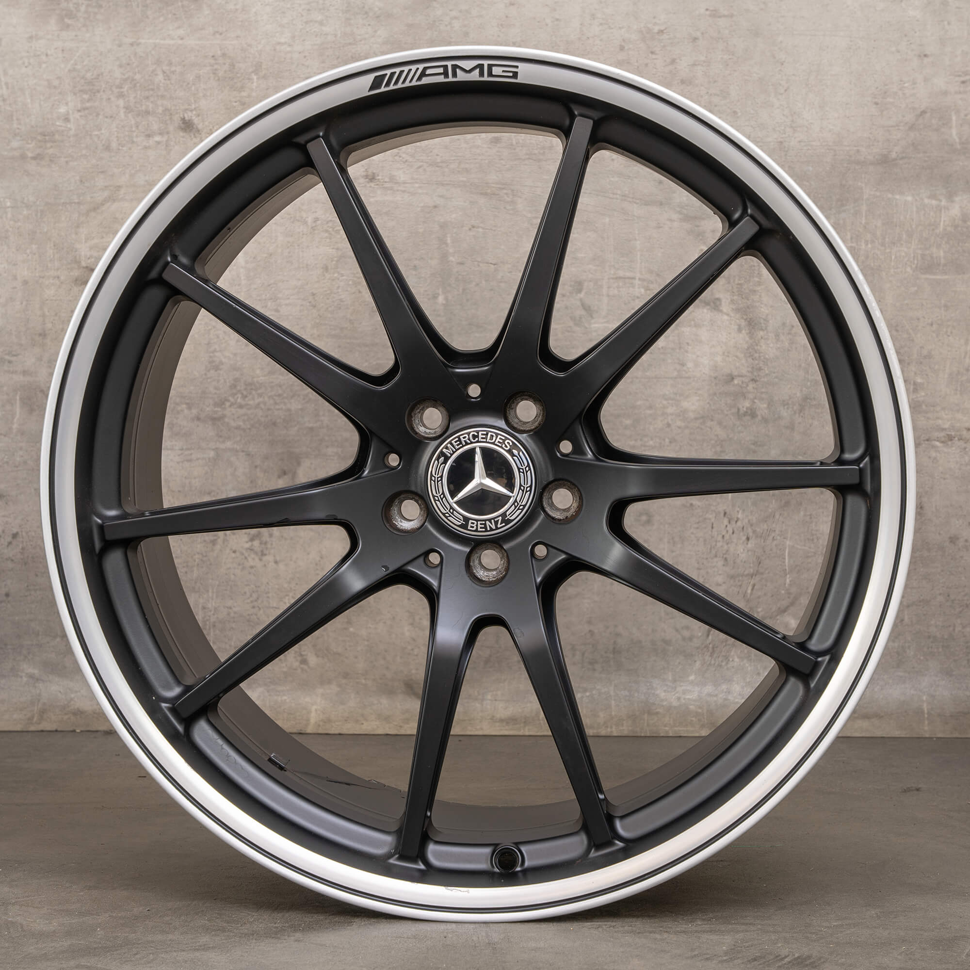 Originální 21 palcové ráfky AMG Mercedes Benz GT 43 53 63 S 4Matic+ & E Performance X290 4-Trer A2904011200 A2904011300 černá matná povrchová úprava s vysokým leskem