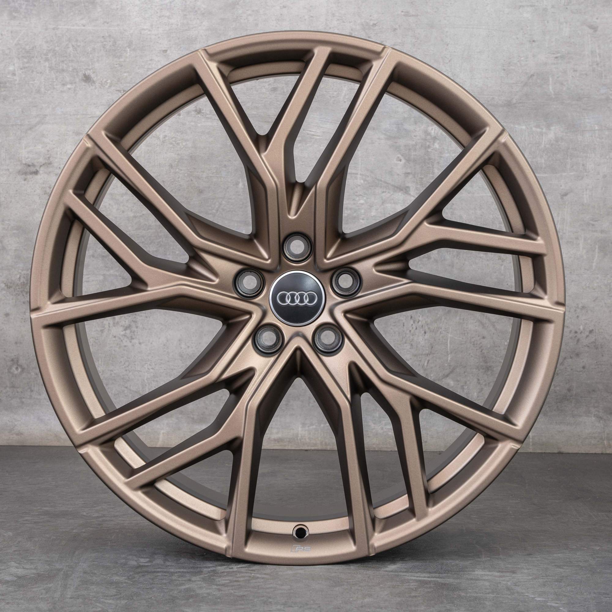 Orijinal Audi e-tron jantlar 21 inç Q4 & Sportback 89A601025P 89A601025Q bronz metalik mat