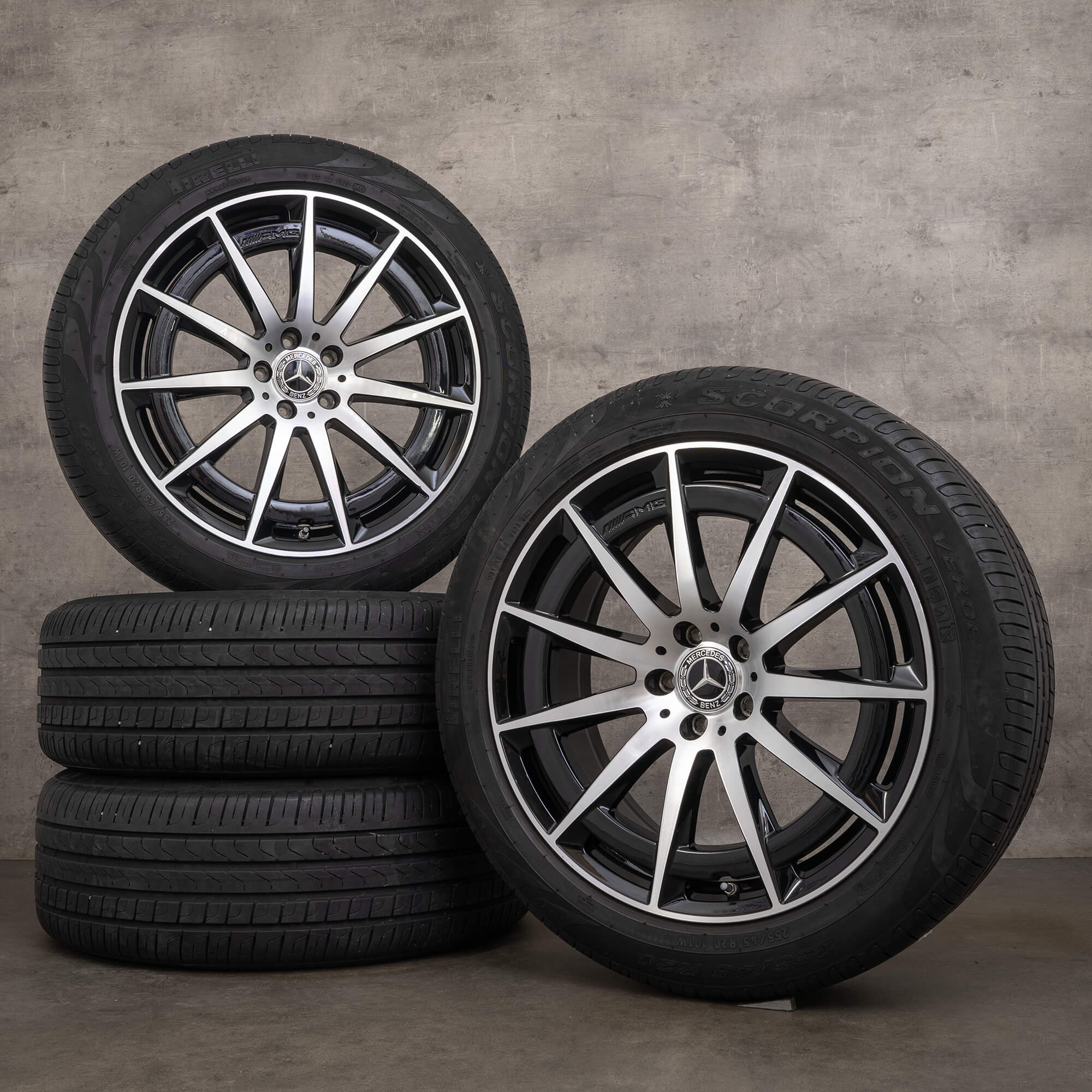 Pneus hiver d'origine AMG Mercedes EQC N293 20 pouces A2934010900 A2934010800
