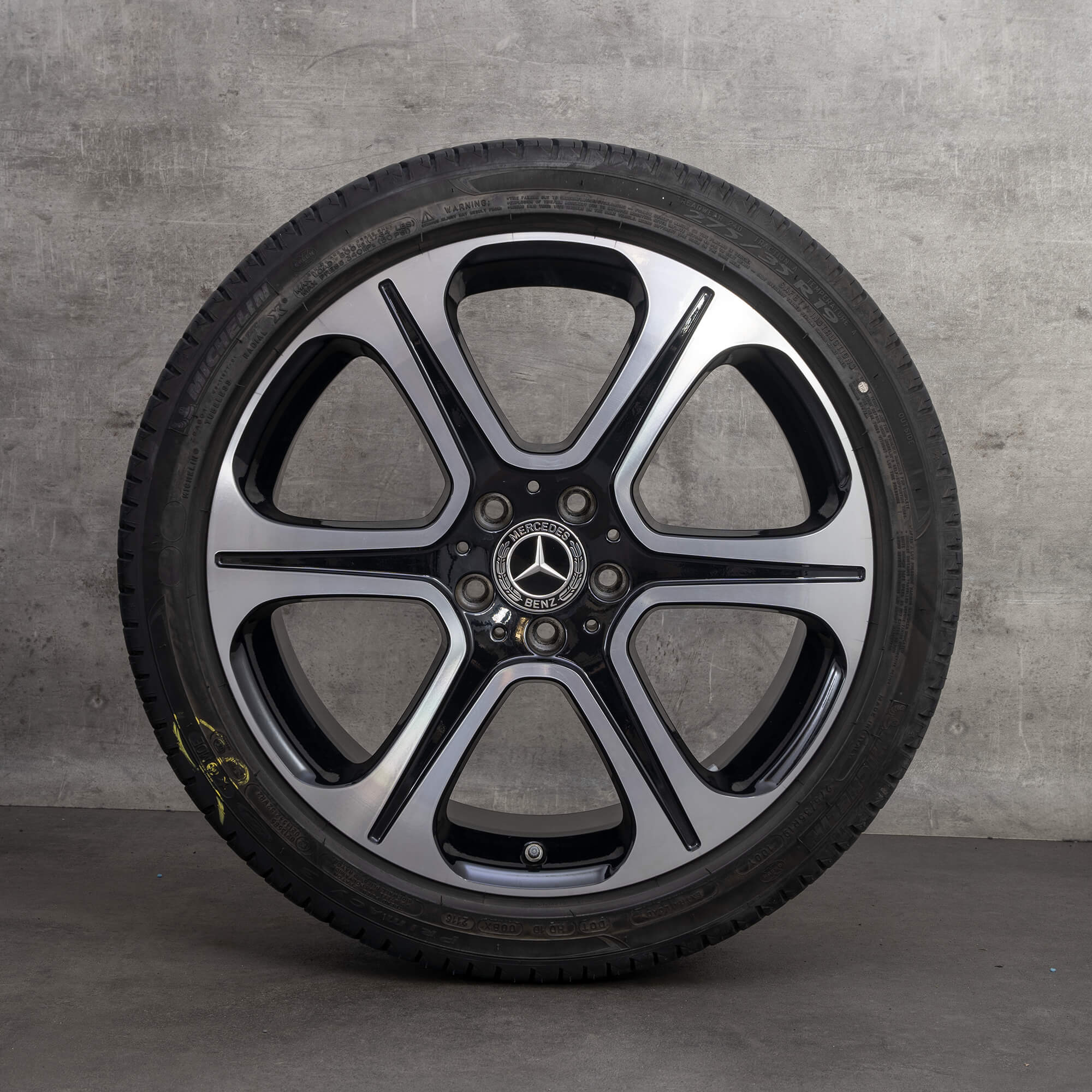 Orijinal Mercedes Benz E-Serisi jantlar 19 inç W213 S213 C238 A238 yaz jantları A2134013400 A2134013500 siyah parlak tornalı