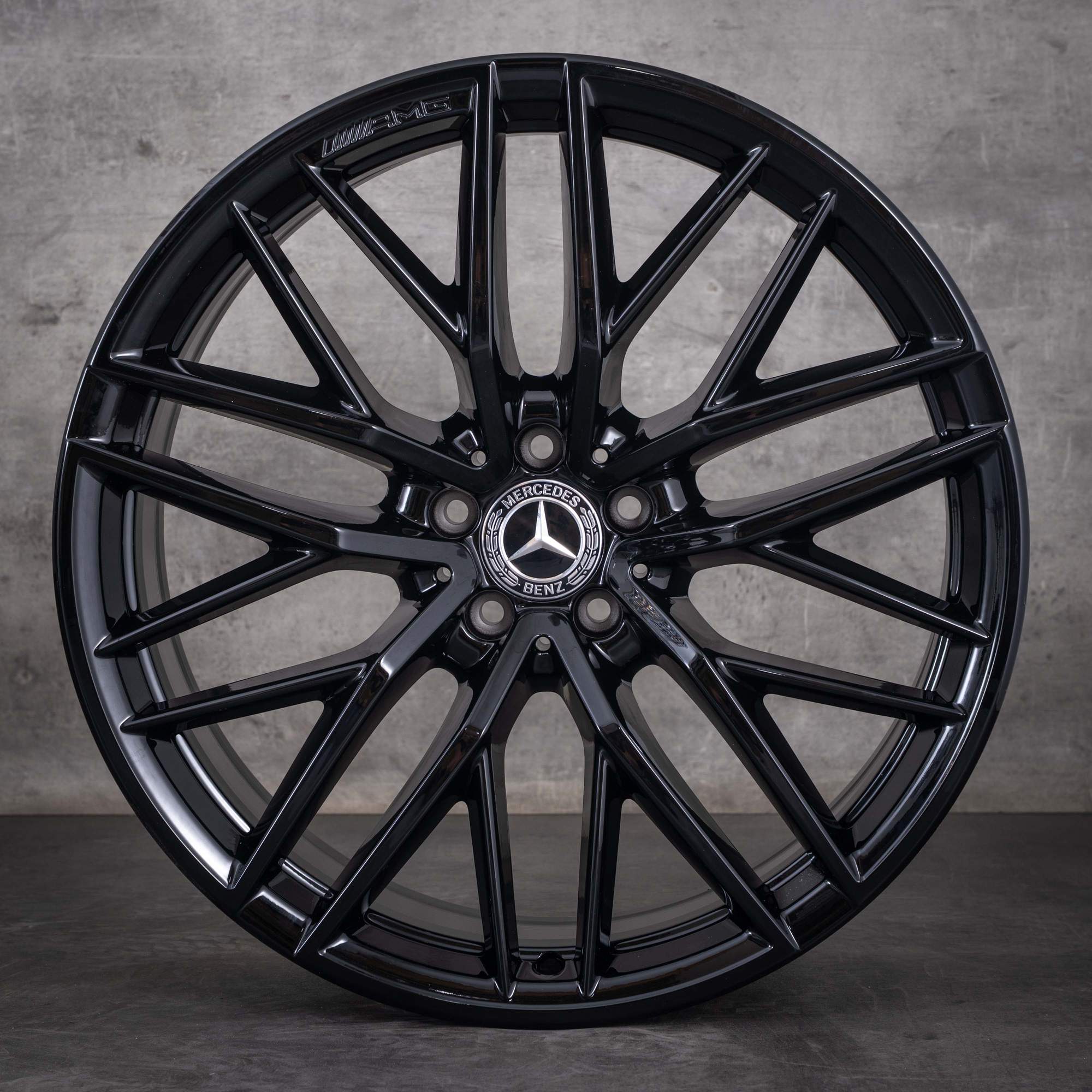 Oryginalne felgi Mercedes-Benz GLC 43 AMG 21 cali C253 X253 A2534015700 A2534015800 czarne z połyskiem