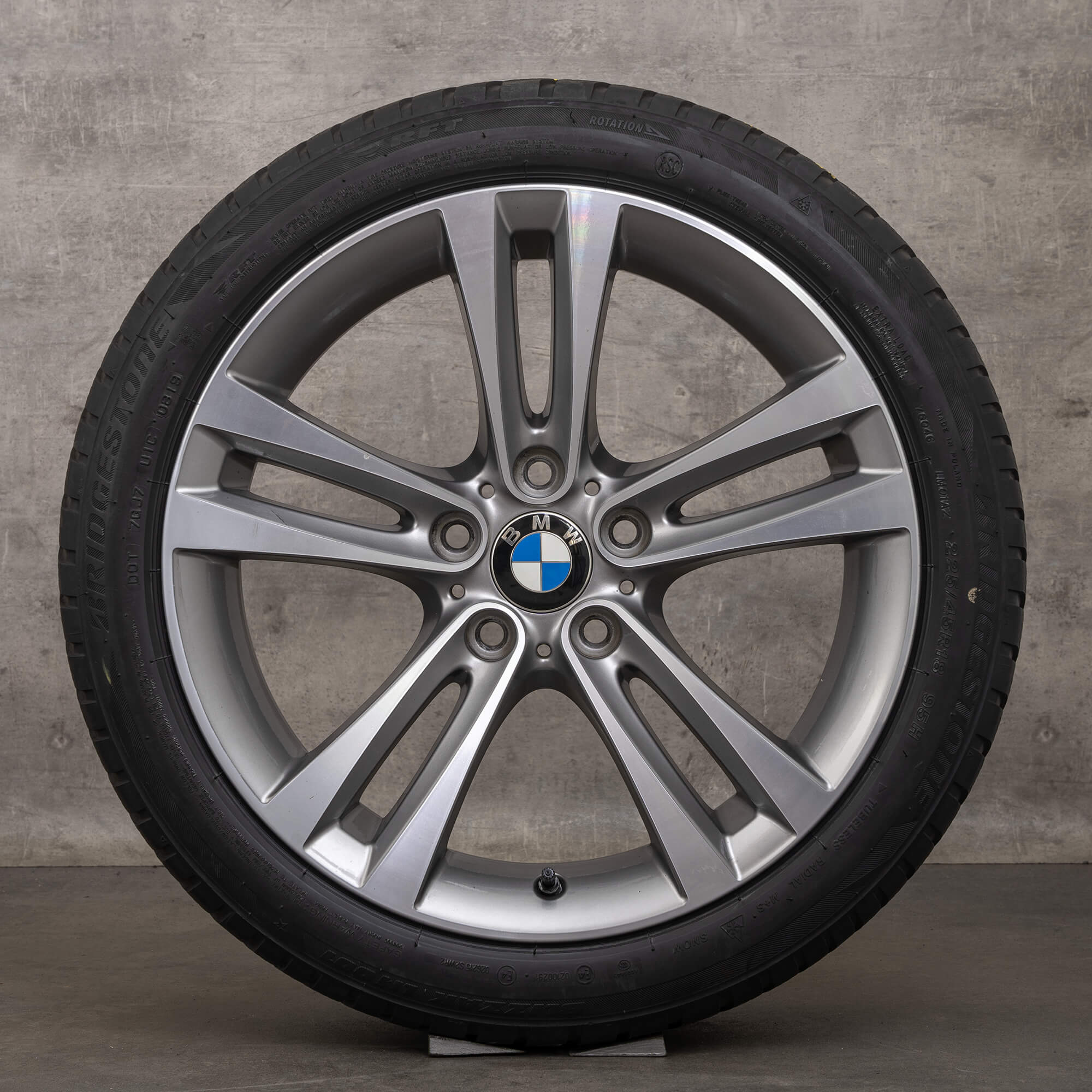 Original BMW 3 Series F30 F31 4 F32 F33 F36 winter wheels 18 inch 