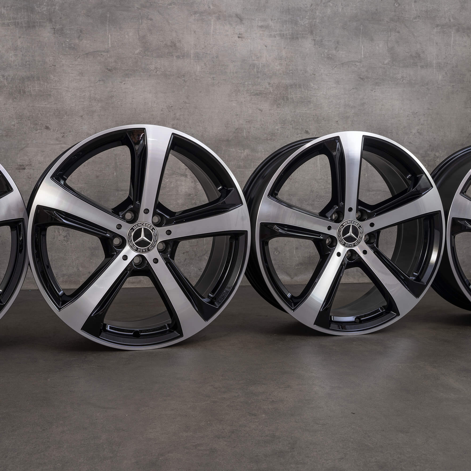 Oryginał Mercedes Benz Klasa C Felgi 19 cali X206 All-Terrain A2064015800 czarne Polerowane NOWOŚĆ