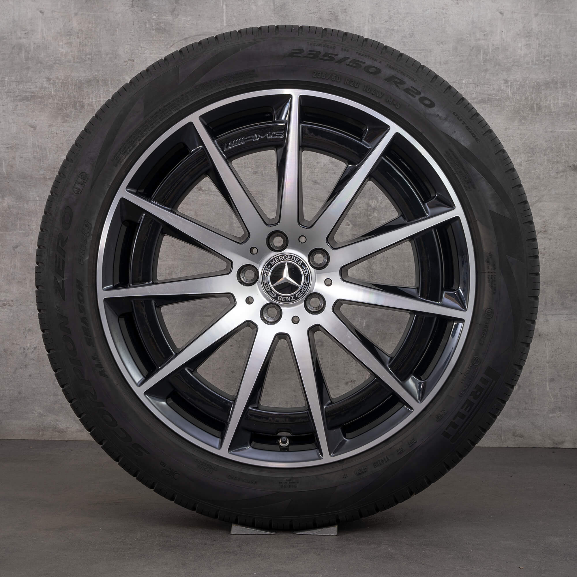 Originale Mercedes EQC N293 20-tommers sommerdekk felger A2934010800 A2934010900