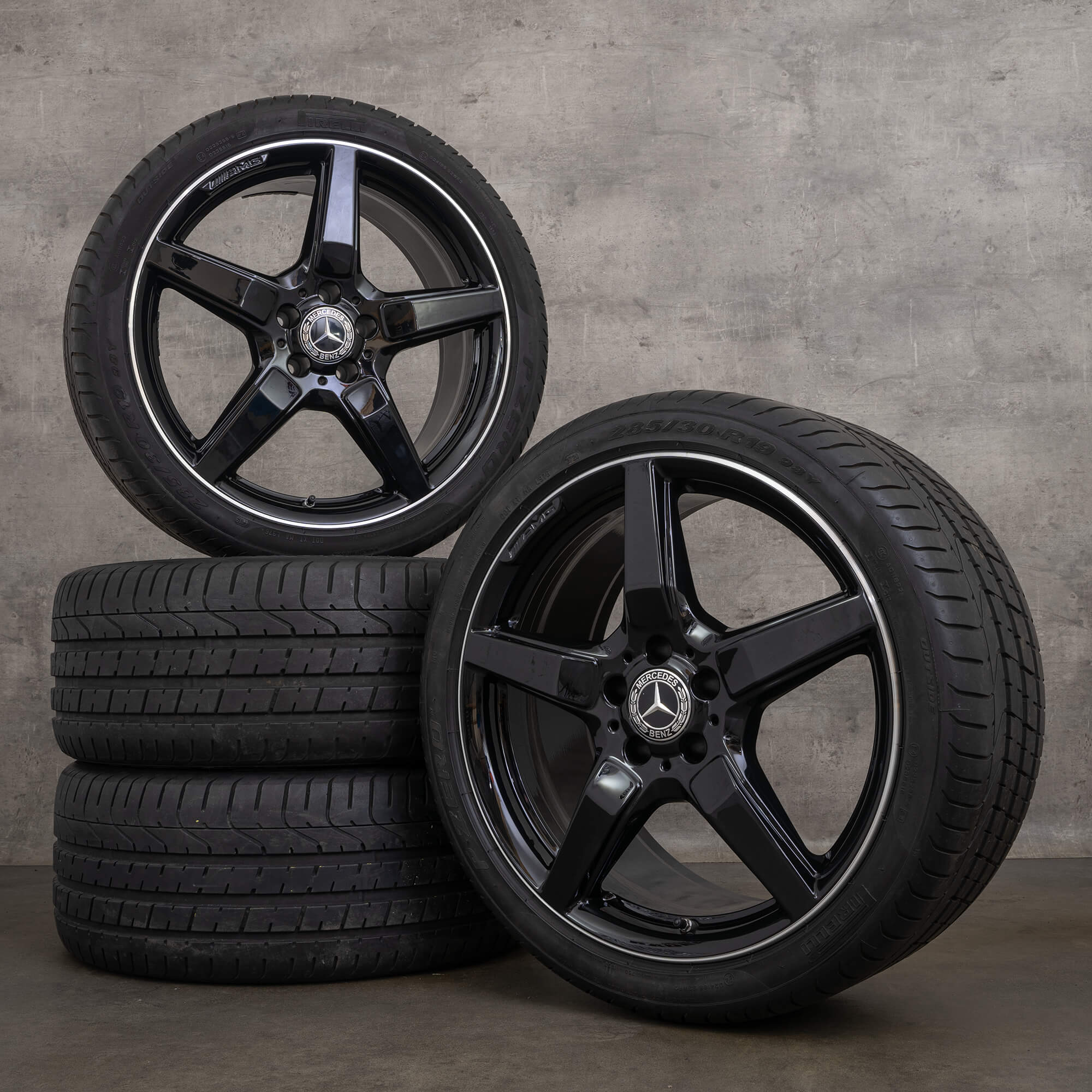 Originele AMG Mercedes CLS C218 X218 19 inch zomerbanden velgen A2184011702