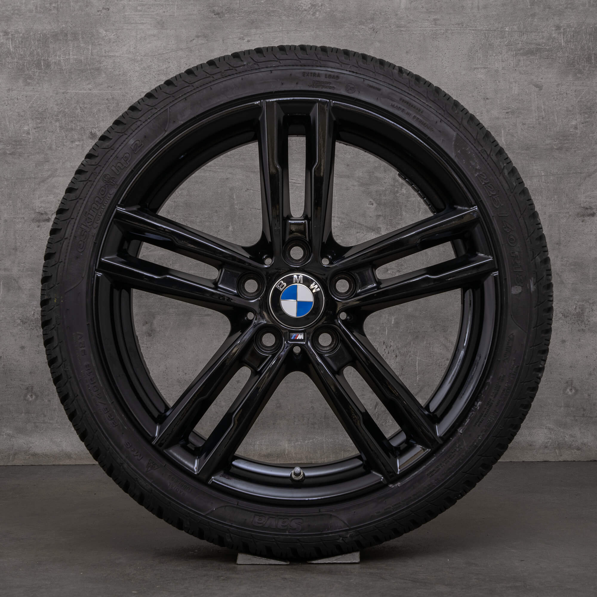 OEM BMW 1 series 2 wheels 18 inch F20 F21 F22 F23 summer styling 719 M 8074185 8074186 jet black