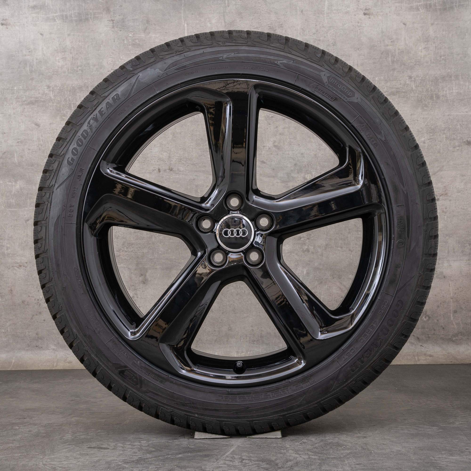 Originali Audi Q5 SQ5 cerchi 20 pollici 8R estivi 8R0601025CA nero lucido