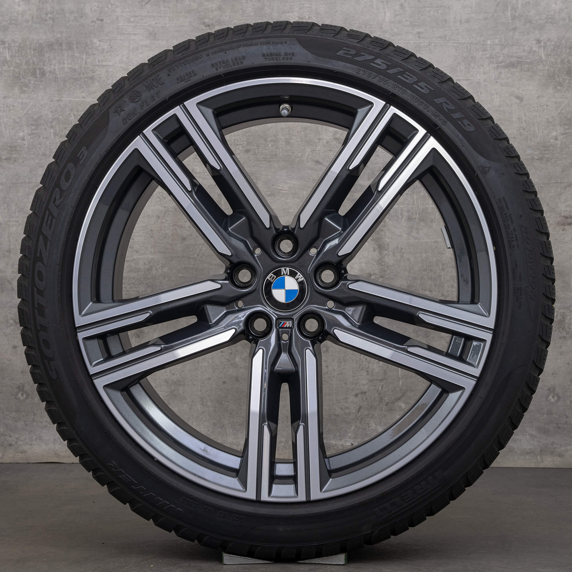 BMW 8er G14 G15 G16 Winterräder 19 Zoll Felgen Winterreifen Styling 727 M