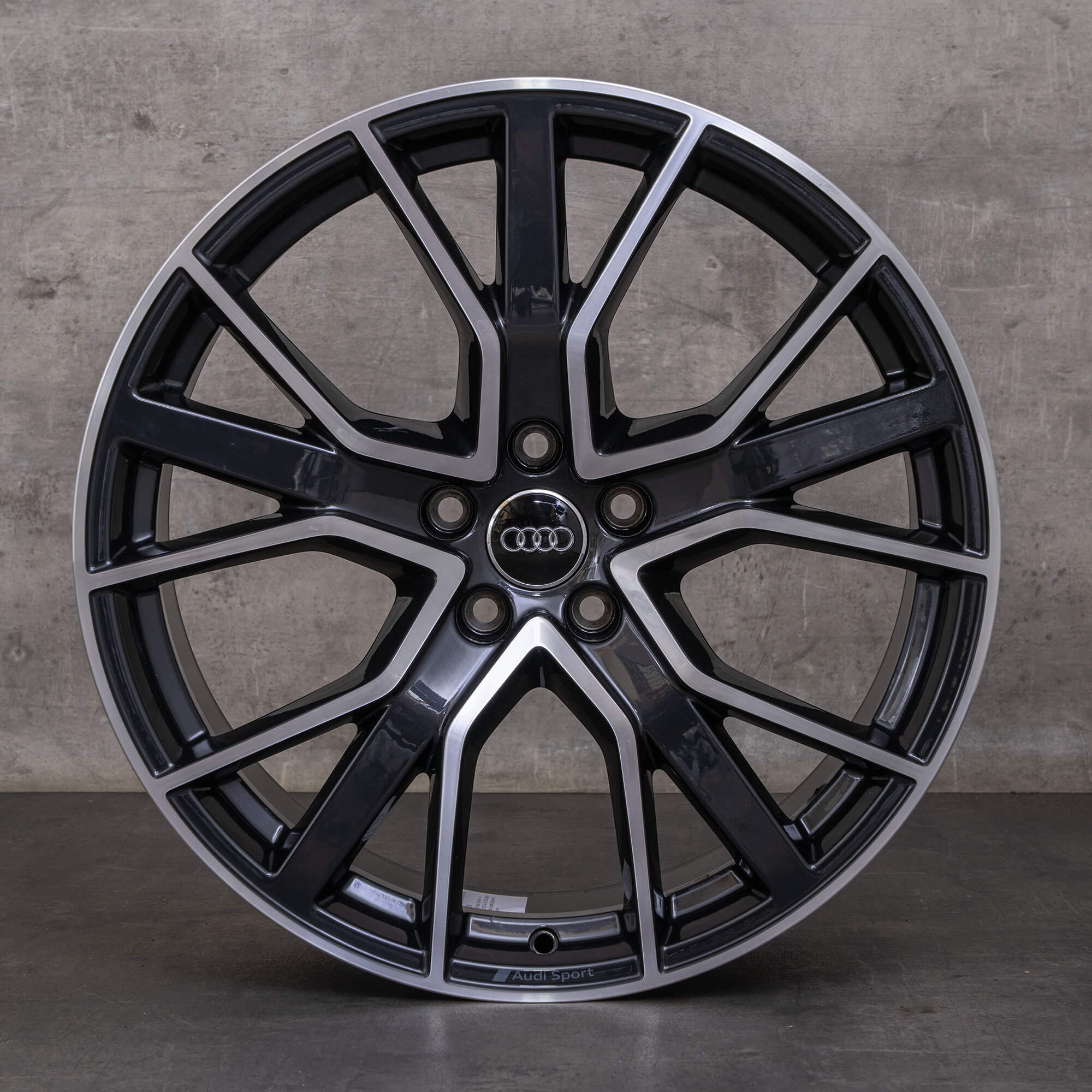 Oem Audi A8 S8 jantes 20 pouces 4N D5 pneus été 4N0601025AA Performance noir poli